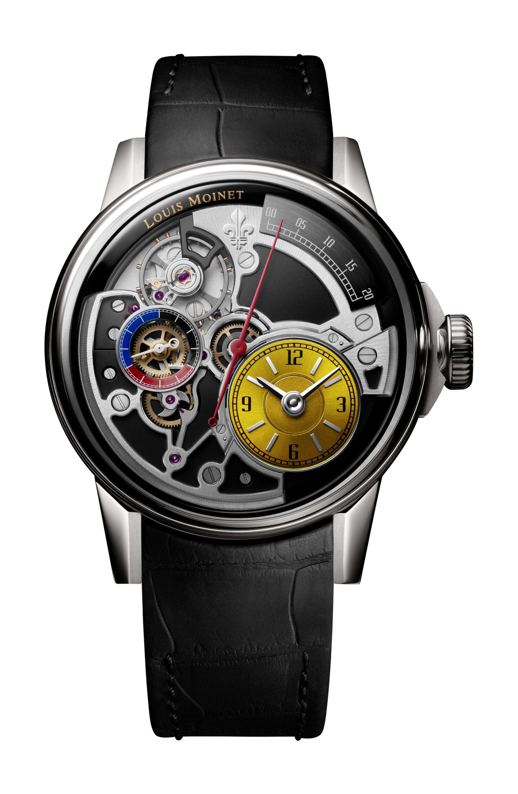 Louis Moinet Tempograph Spirit luxury timepiece - detailed view
