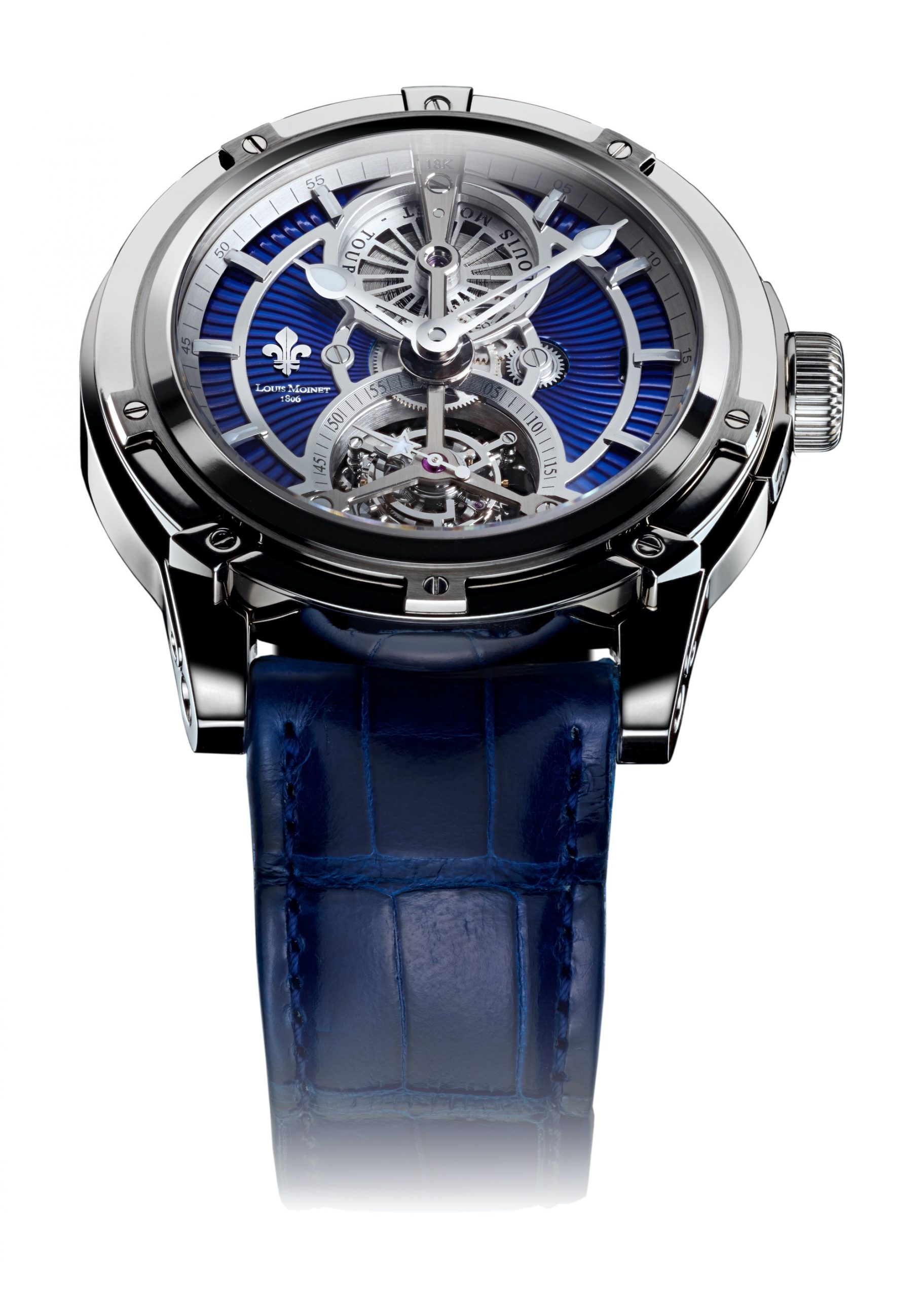 Louis Moinet Vertalor Tourbillon luxury timepiece - detailed view