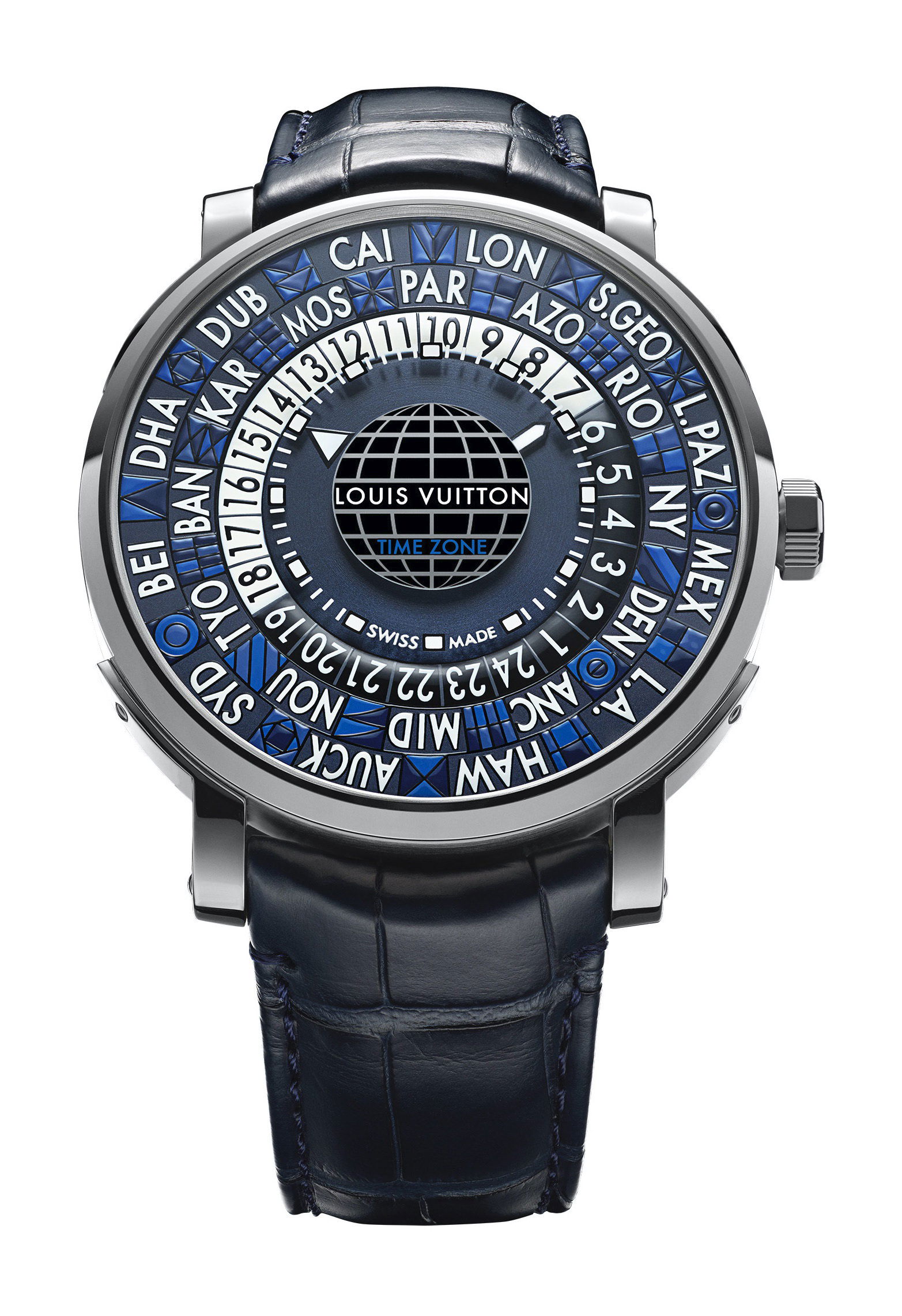 Louis Vuitton Escale Time Zone Blue watch