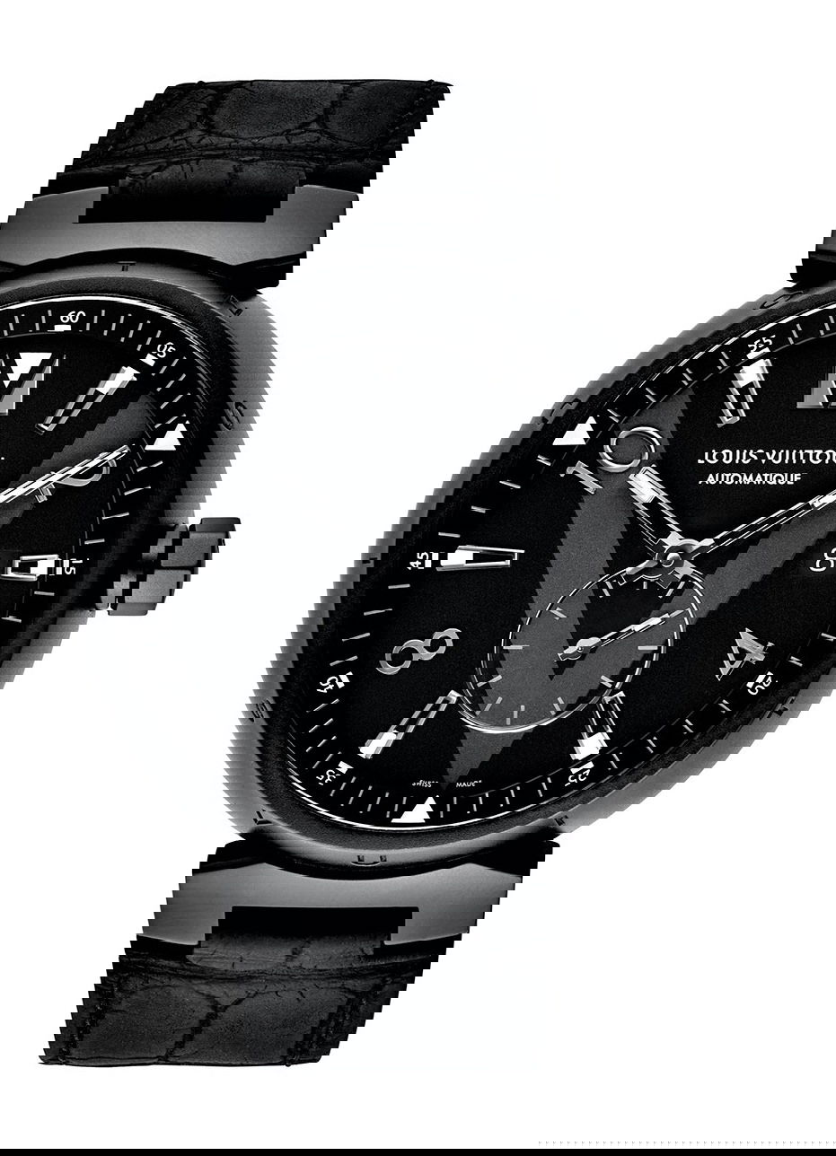 Louis Vuitton Tambour All Black Petite Seconde watch
