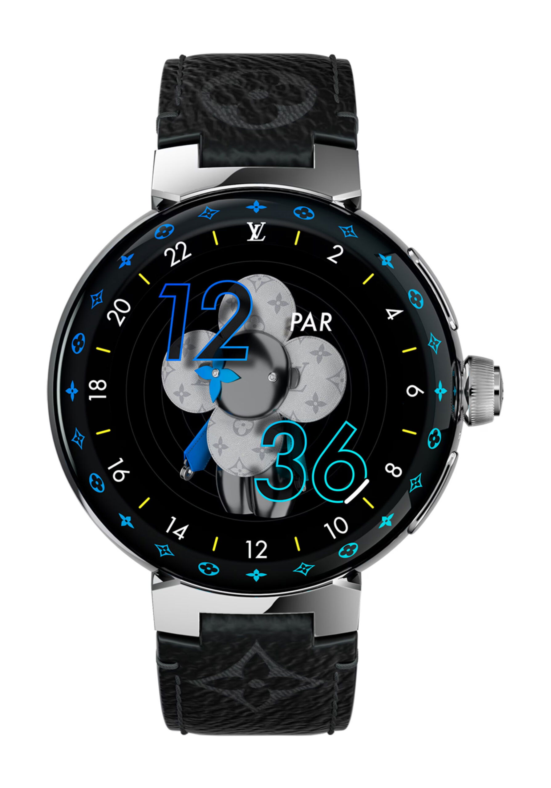 Louis Vuitton Tambour Horizon Light Up luxury timepiece - detailed view