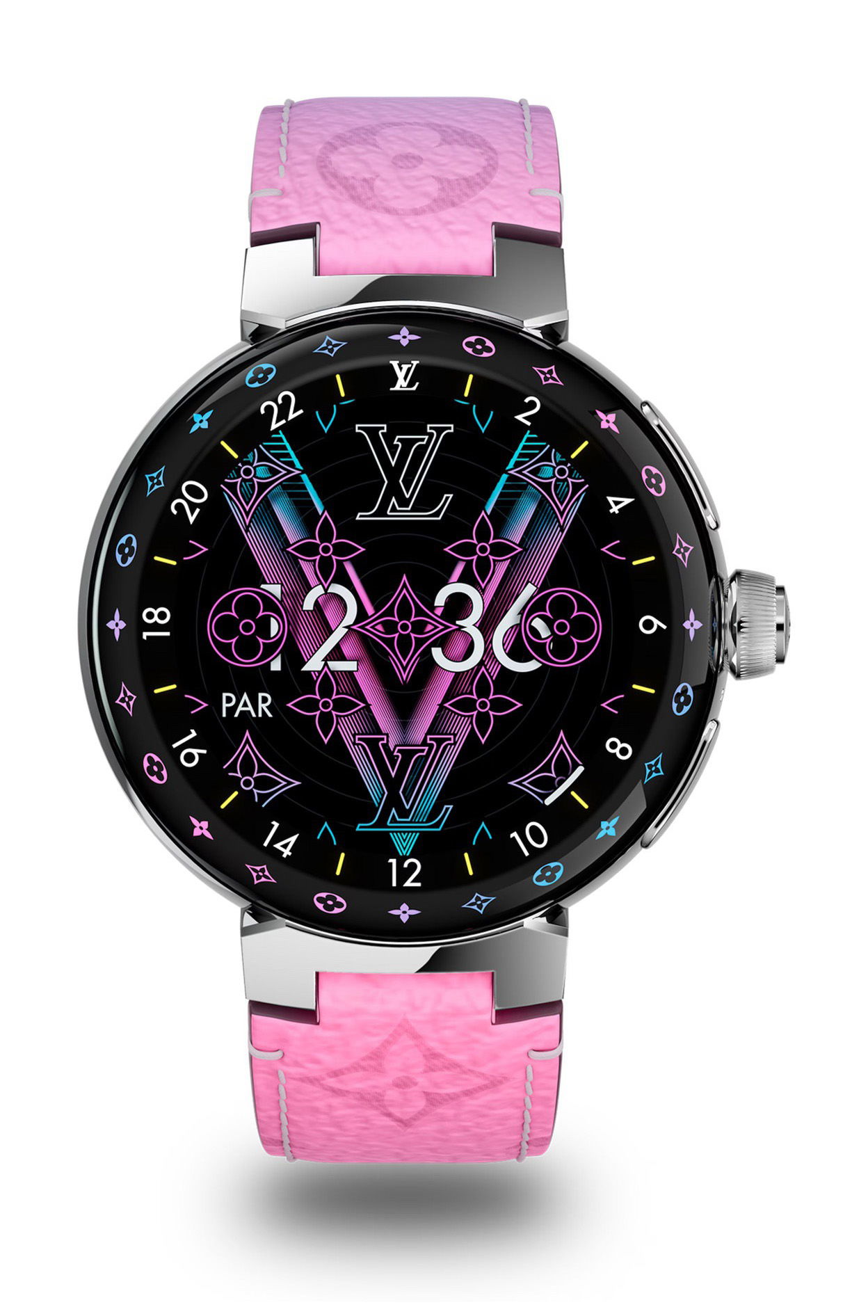 Louis Vuitton Tambour Horizon Light Up luxury timepiece - detailed view