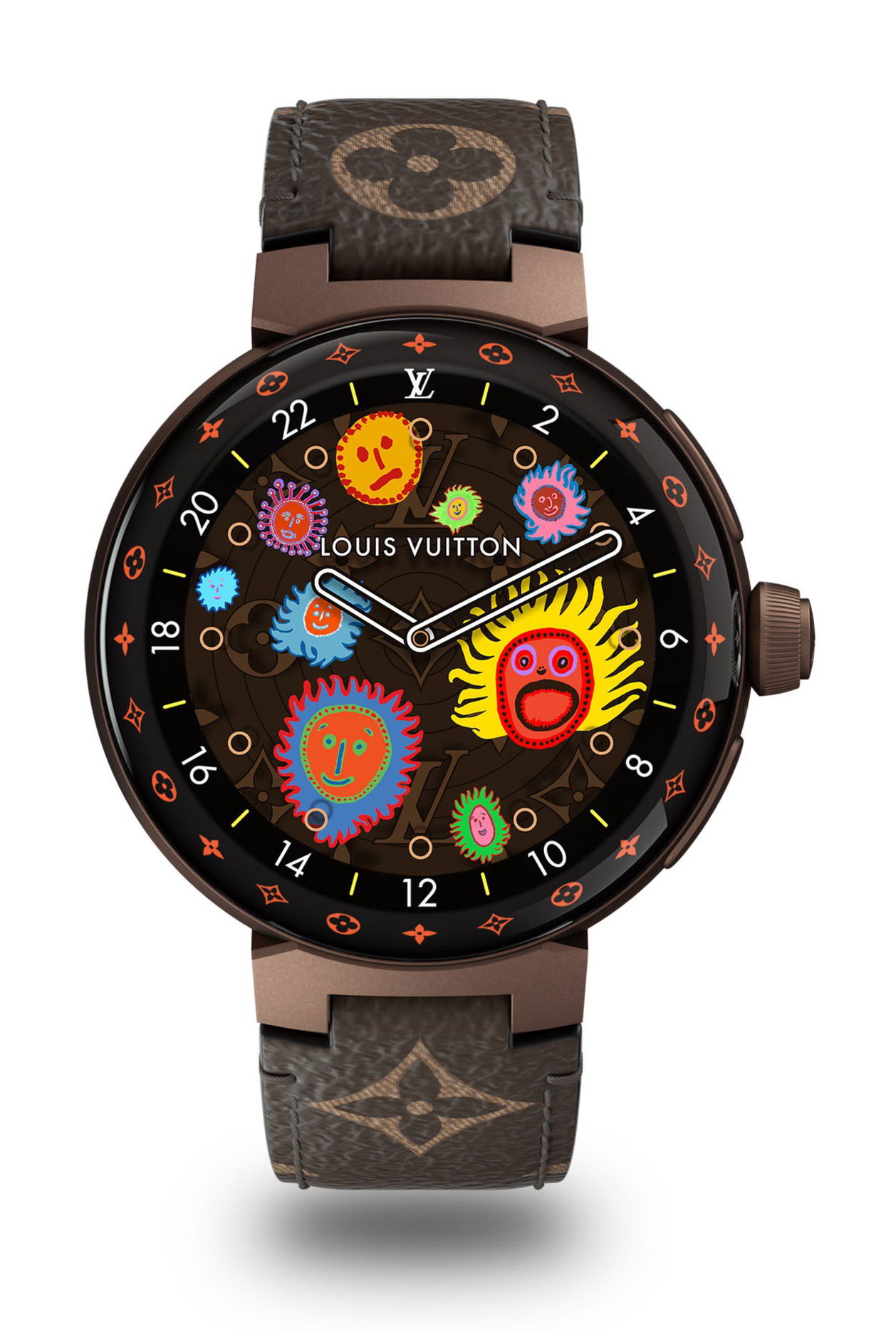 Louis Vuitton Tambour Horizon Light Up luxury timepiece - detailed view