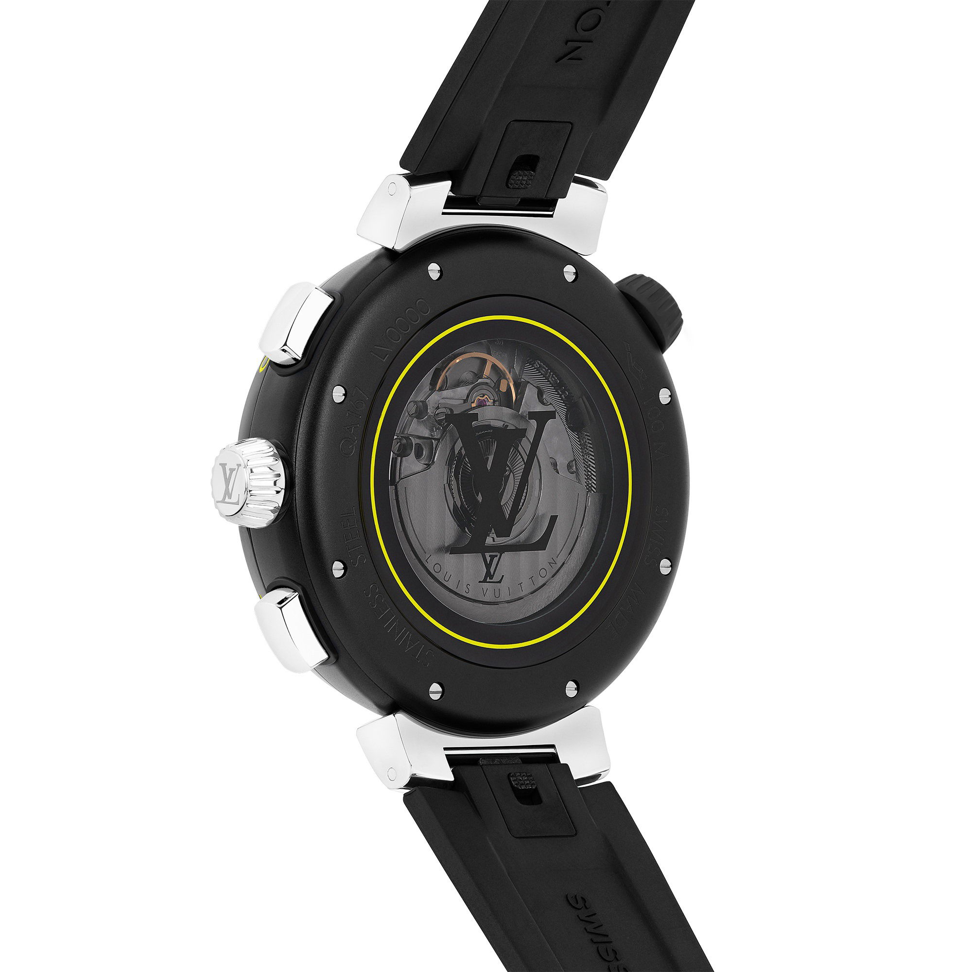 Louis Vuitton Tambour Street Diver Chronograph Neon Black - View 3