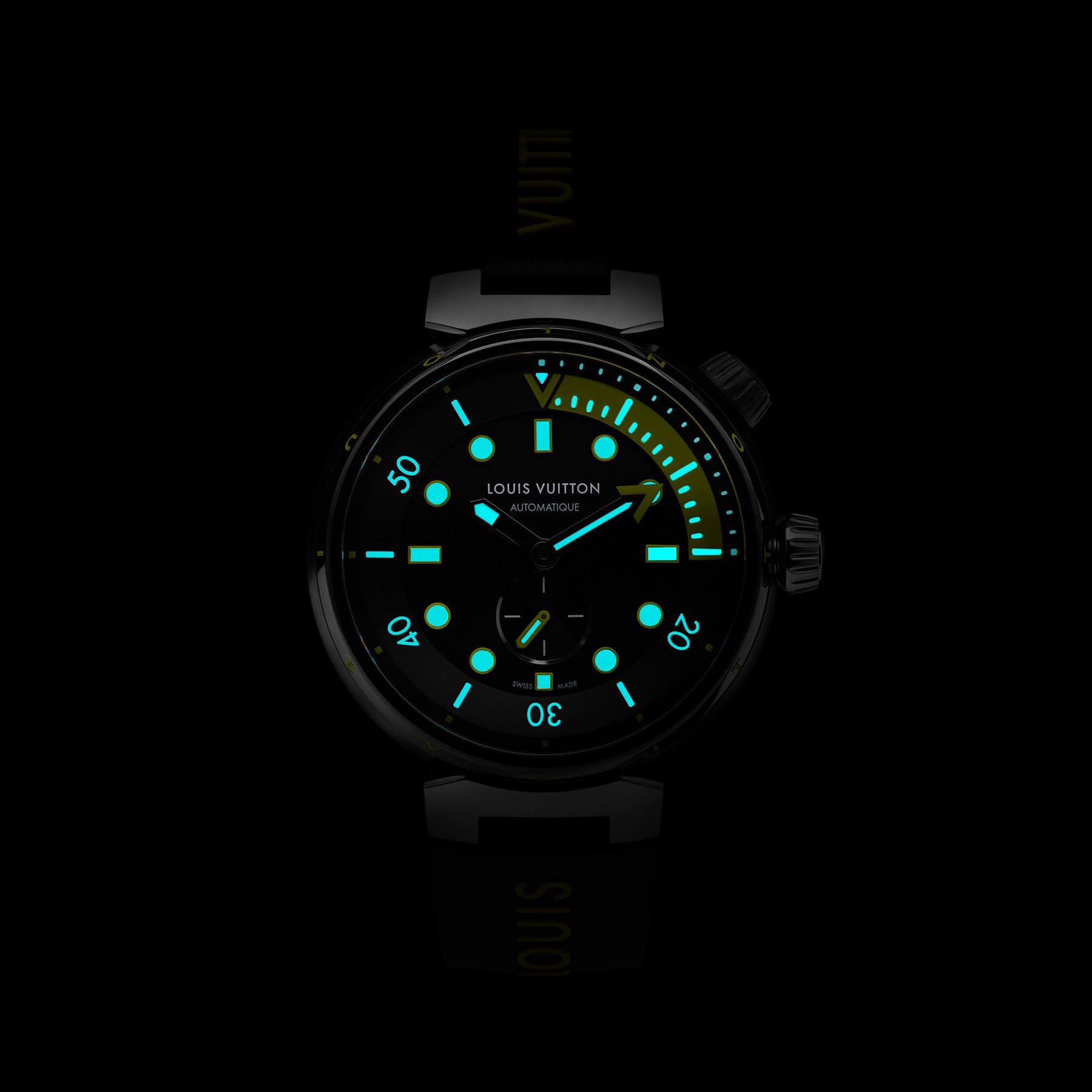 Louis Vuitton Tambour Street Diver Neon Black - View 2