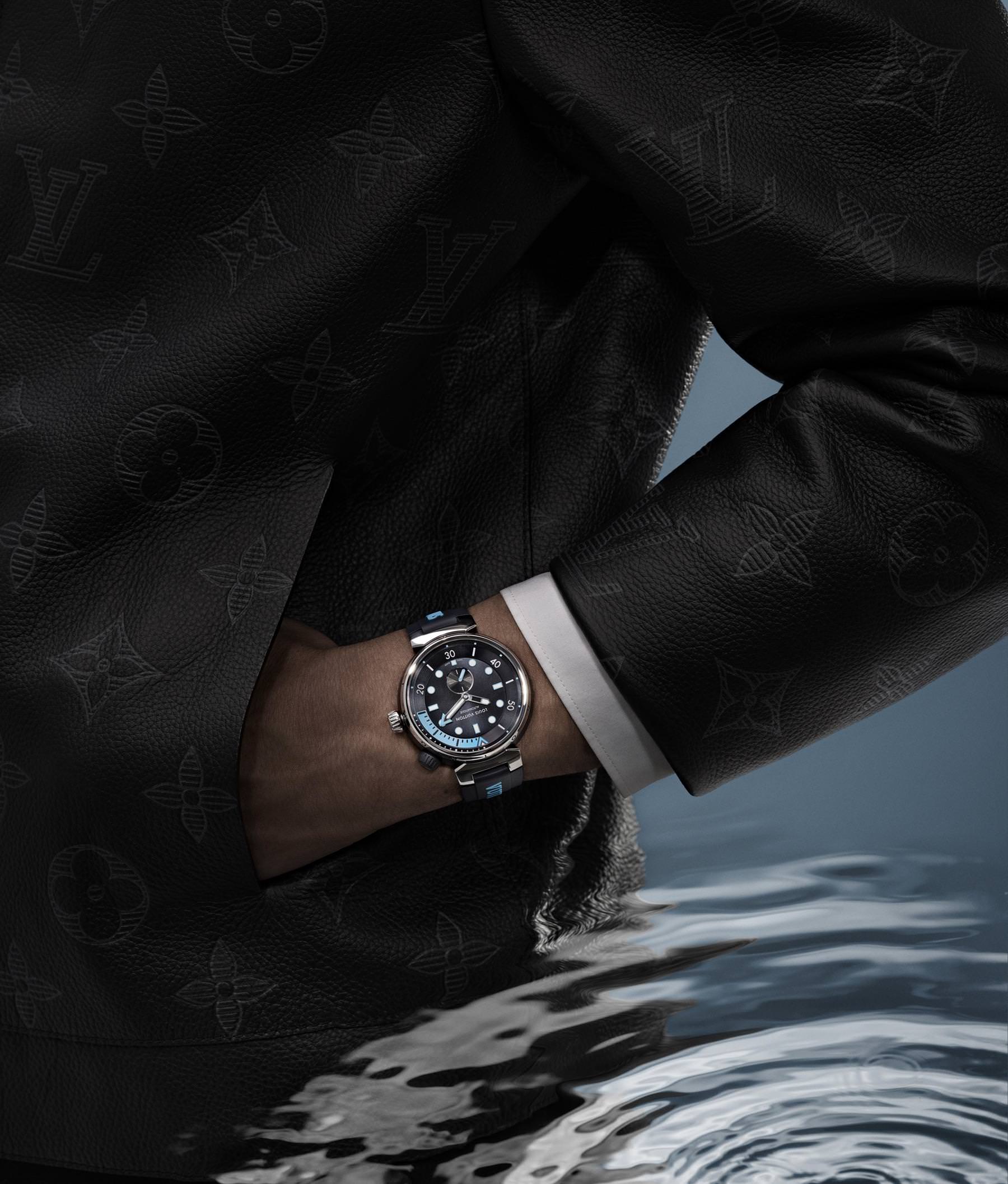 Louis Vuitton Tambour Street Diver Skyline Blue - View 2