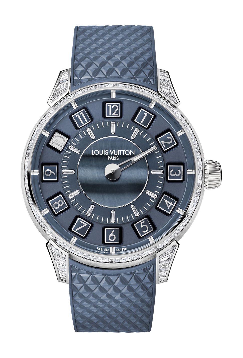 Louis Vuitton Tambour Taiko Spin Time luxury timepiece - detailed view