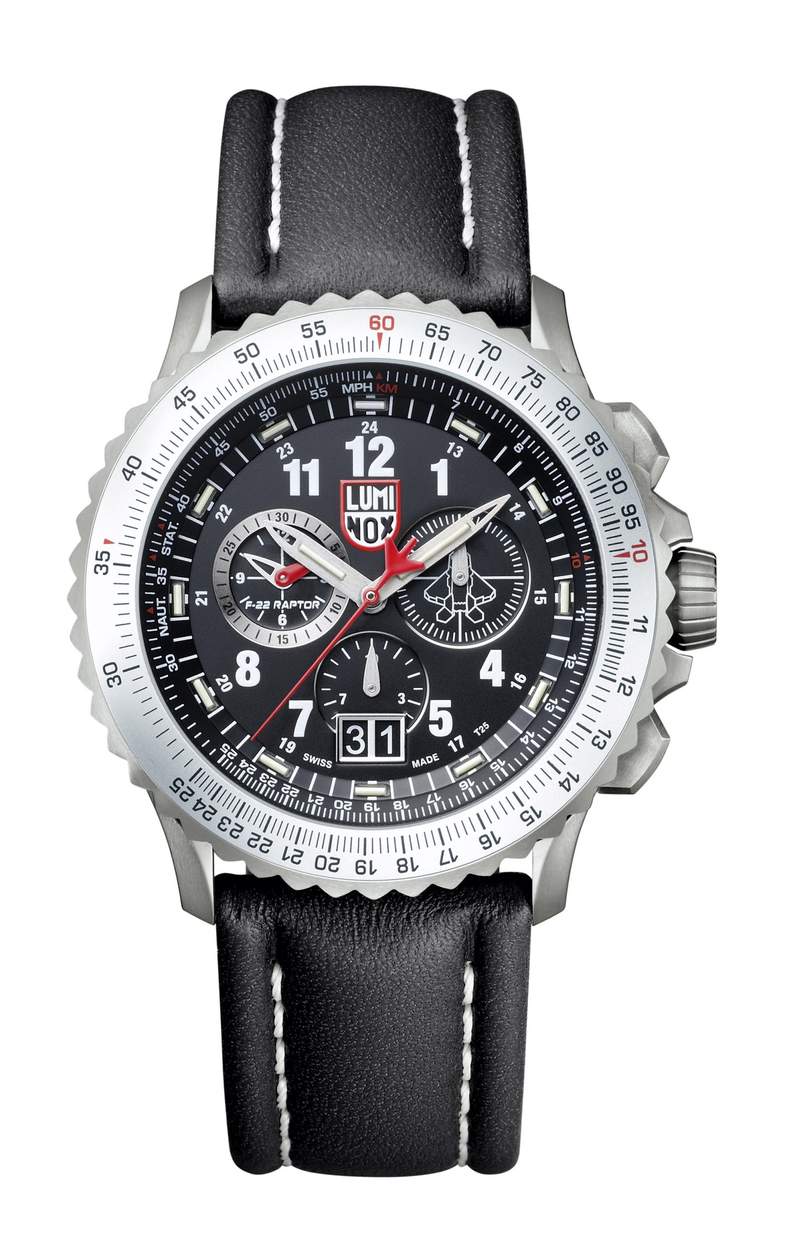 Luminox F-22 Raptor 9240 Series luxury timepiece - detailed view
