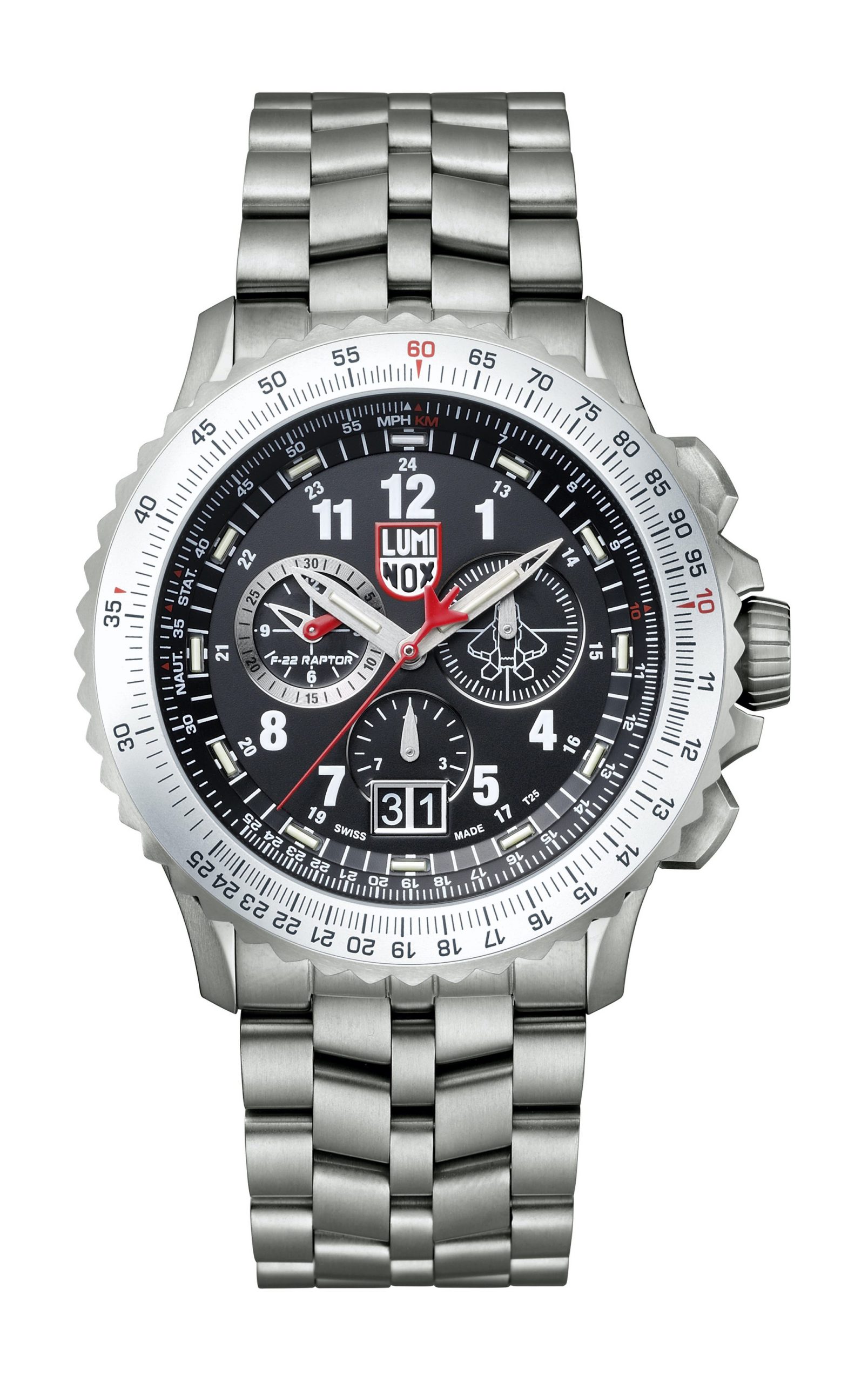 Luminox F-22 Raptor 9240 Series luxury timepiece - detailed view