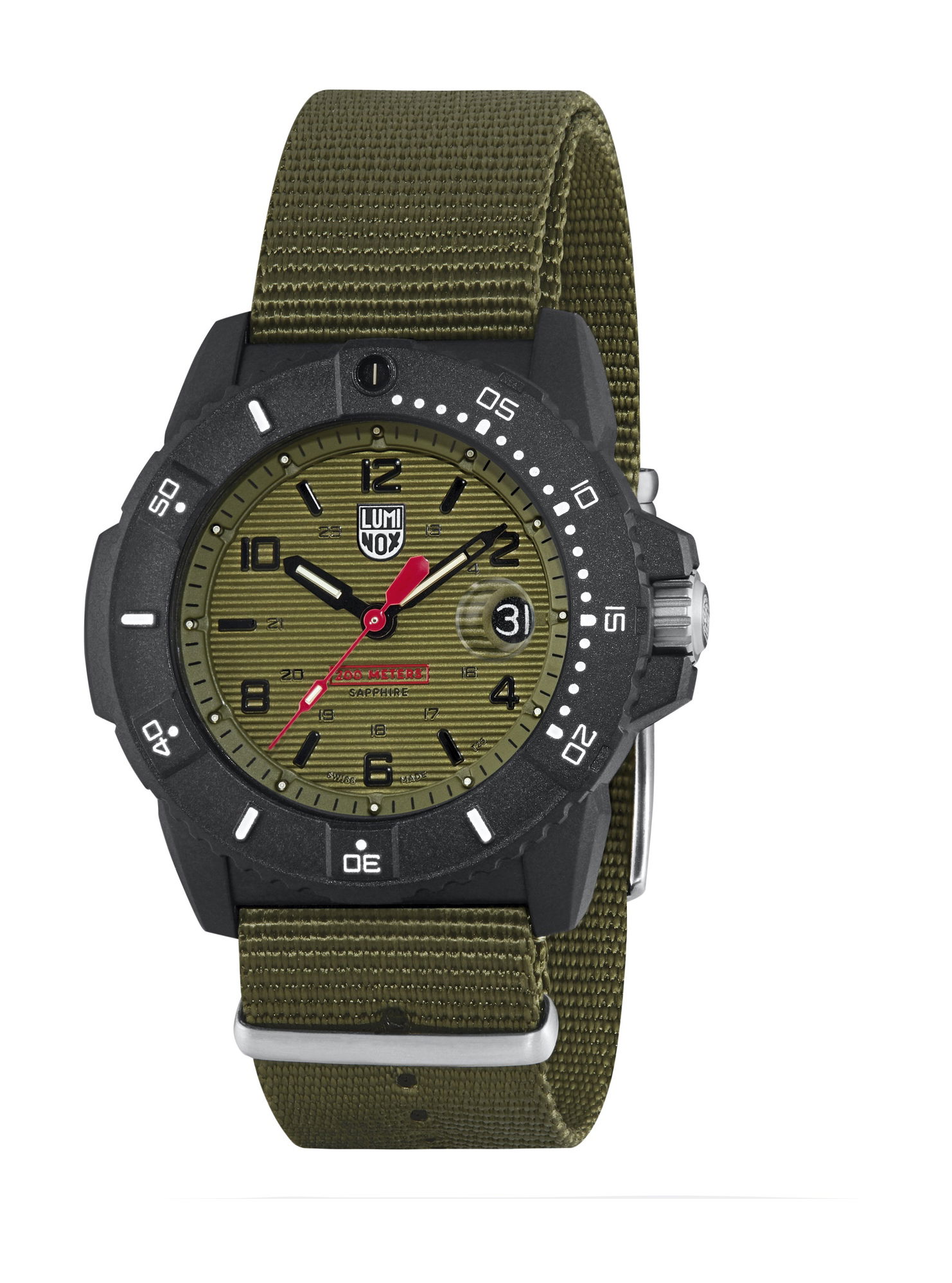 Luminox Navy SEAL 3600 Series luxury timepiece - detailed view