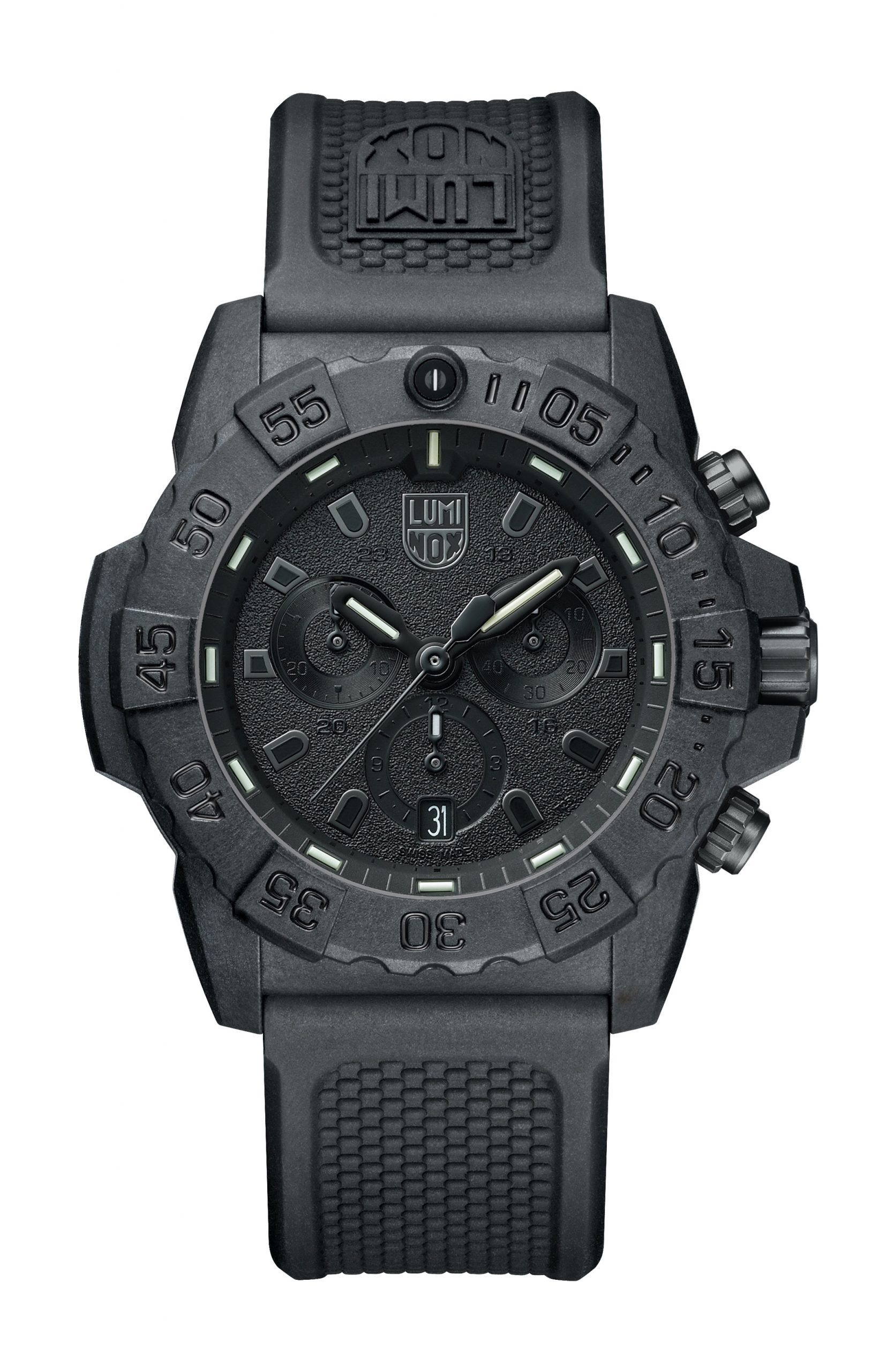 Luminox Navy SEAL Chronograph 3580 Series luxury timepiece - detailed view
