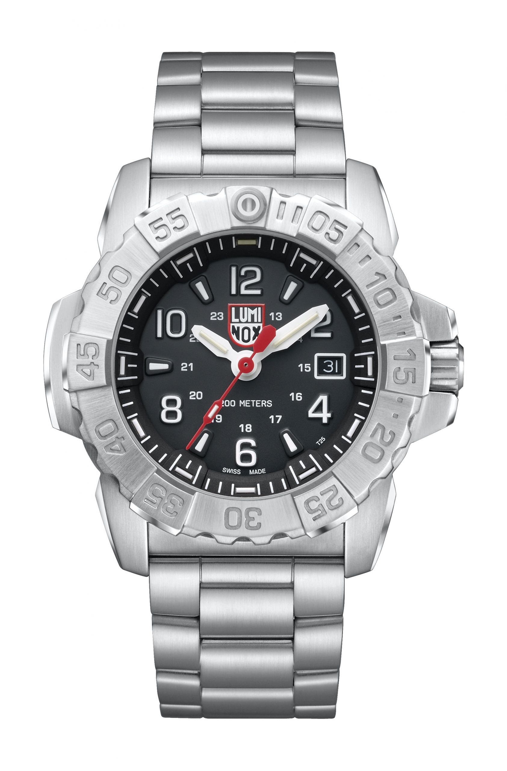 Luminox Navy SEAL Steel 3250 Series luxury timepiece - detailed view