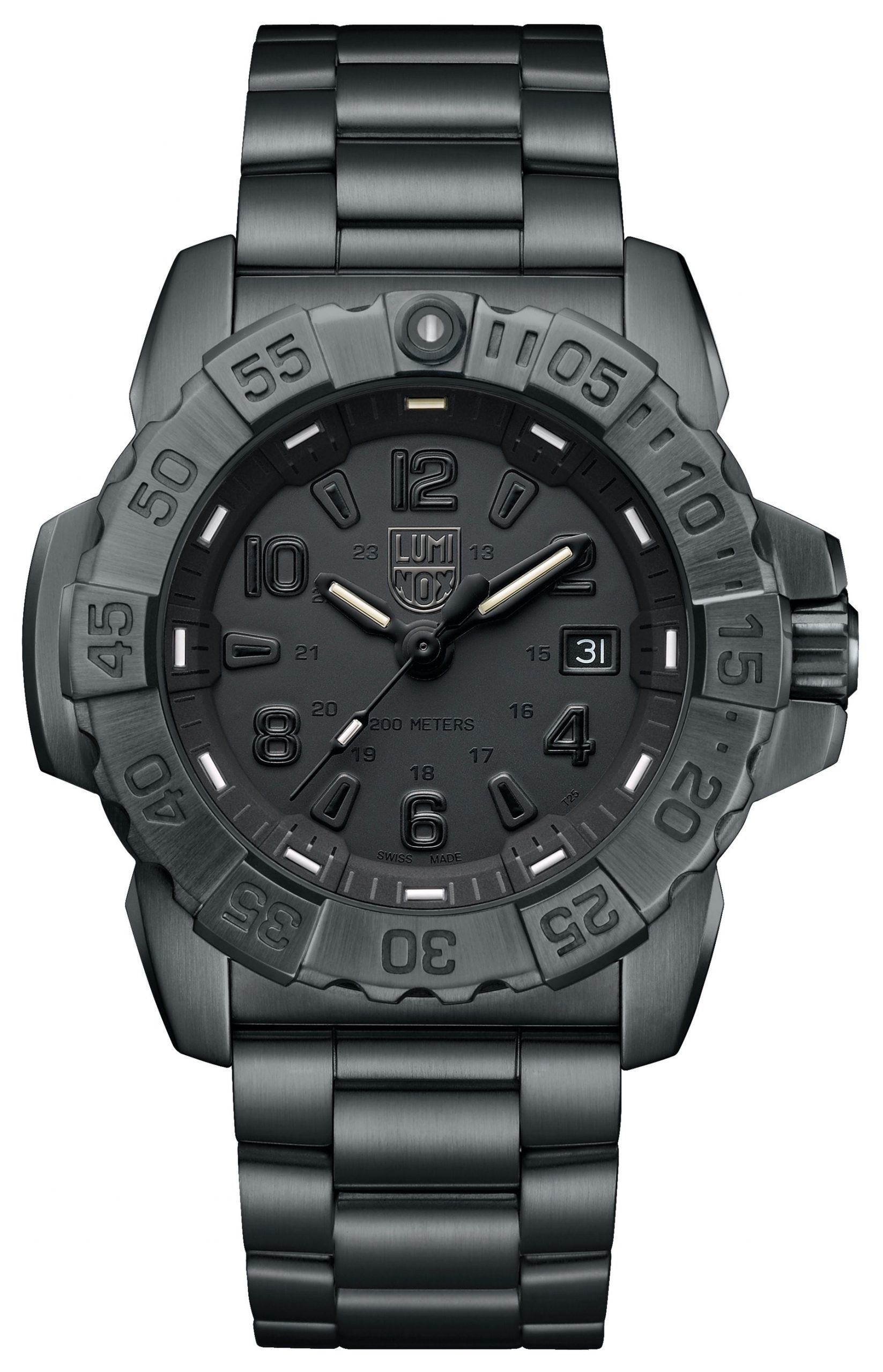 Luminox Navy SEAL Steel 3250 Series luxury timepiece - detailed view