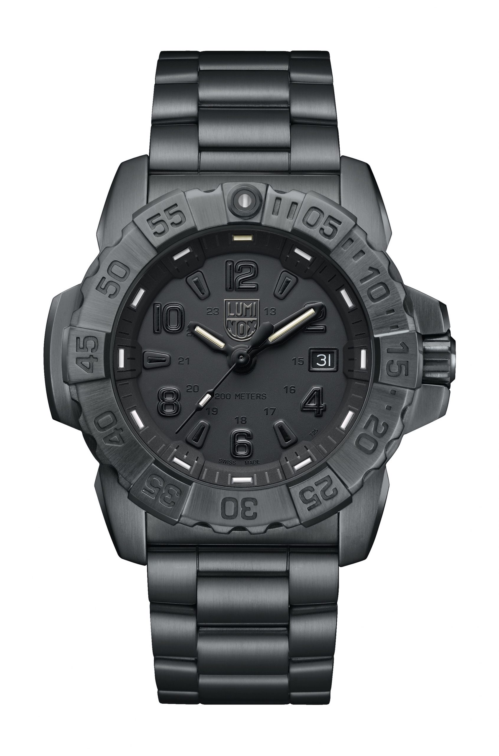 Luminox Navy SEAL Steel 3250 Series luxury timepiece - detailed view