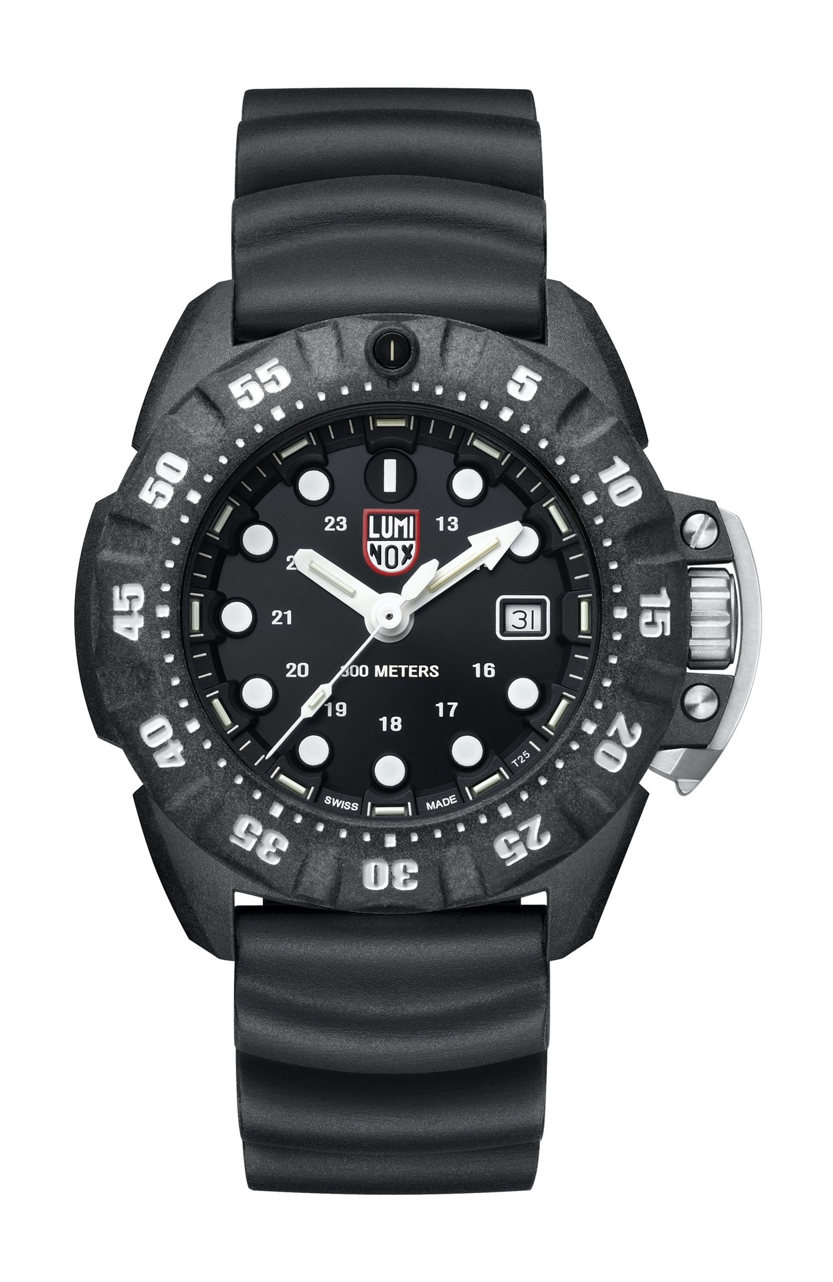 Luminox Scott Cassel Deep Dive 1550 Series luxury timepiece - detailed view
