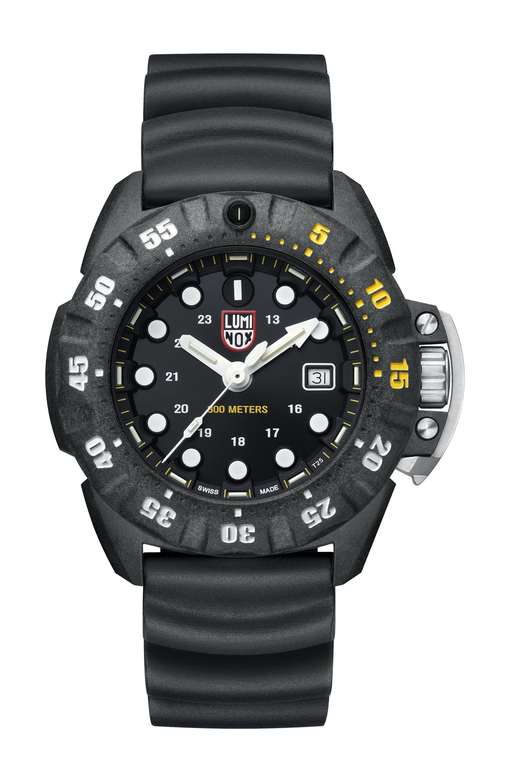 Luminox Scott Cassel Deep Dive 1550 Series luxury timepiece - detailed view