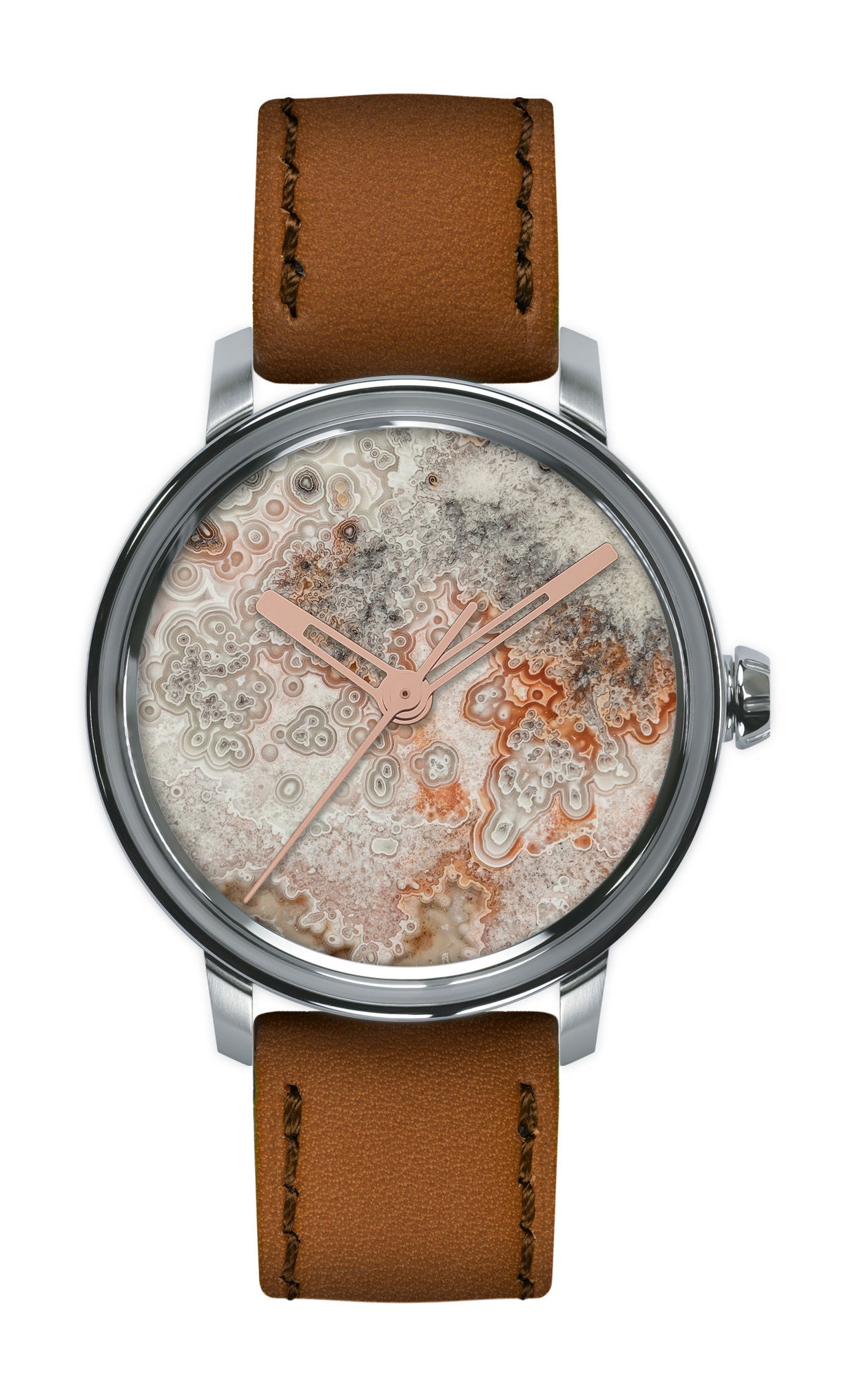 Lundis Bleus Contemporaines Ref.1120-CL “Crazy Lace Agate” watch