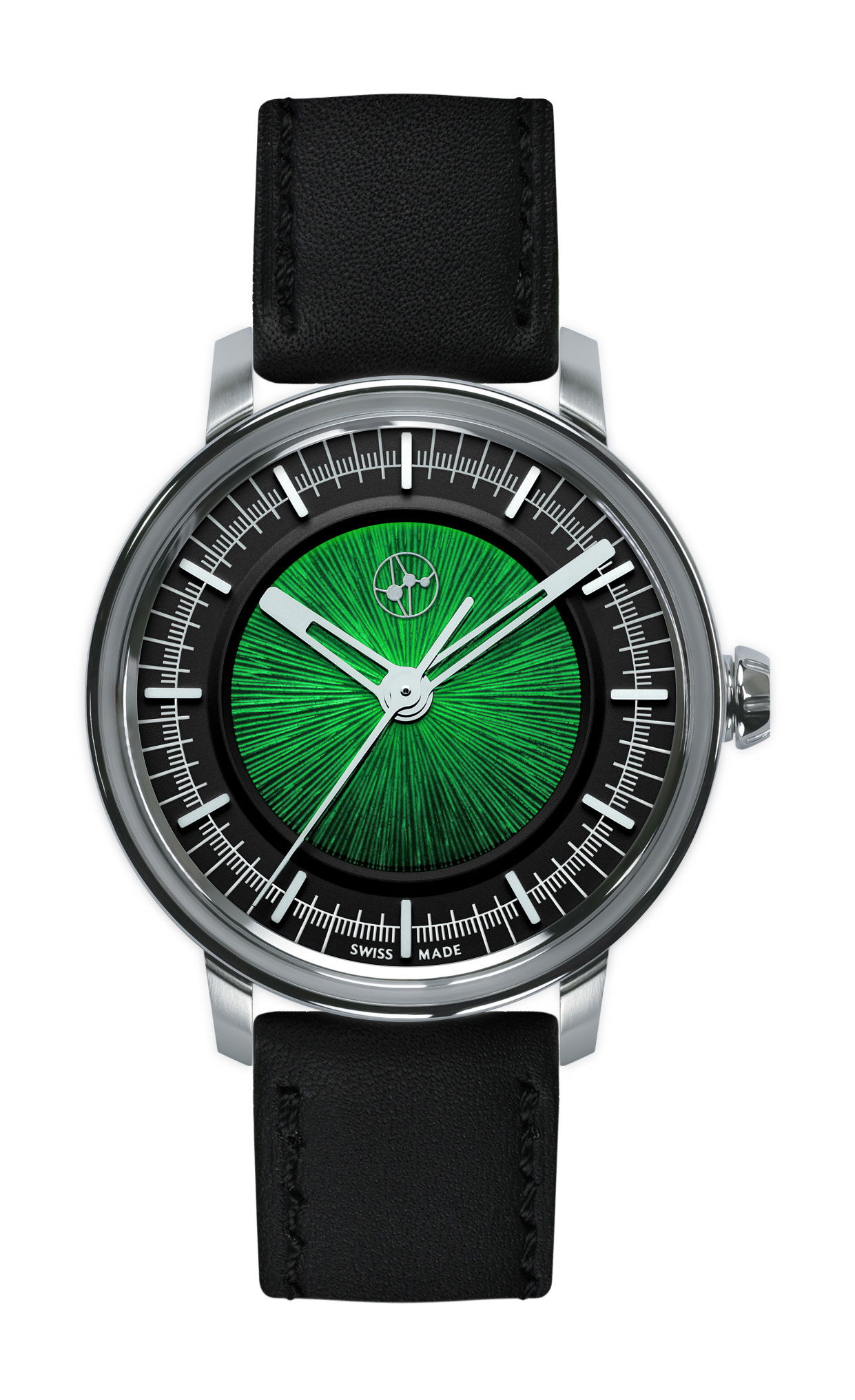 Lundis Bleus Métiers d’Art Ref.1120-MA “Chartreuse- Black” luxury timepiece - detailed view