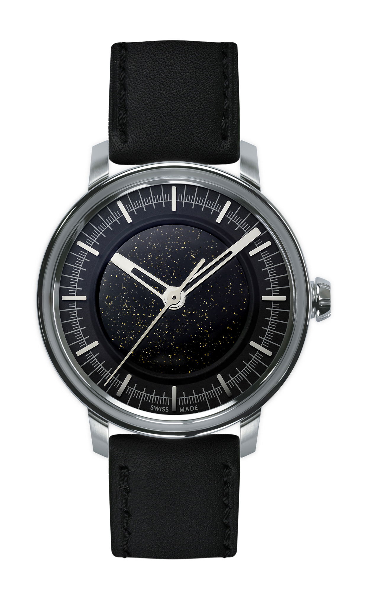 Lundis Bleus Métiers d’Art Ref.1120-MA “Golden Stardust – Black” luxury timepiece - detailed view