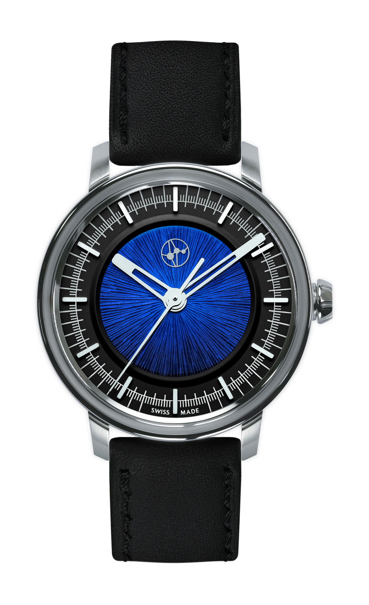 Lundis Bleus Métiers d’Art Ref.1120-MA “Royal Blue – Black” luxury timepiece - detailed view