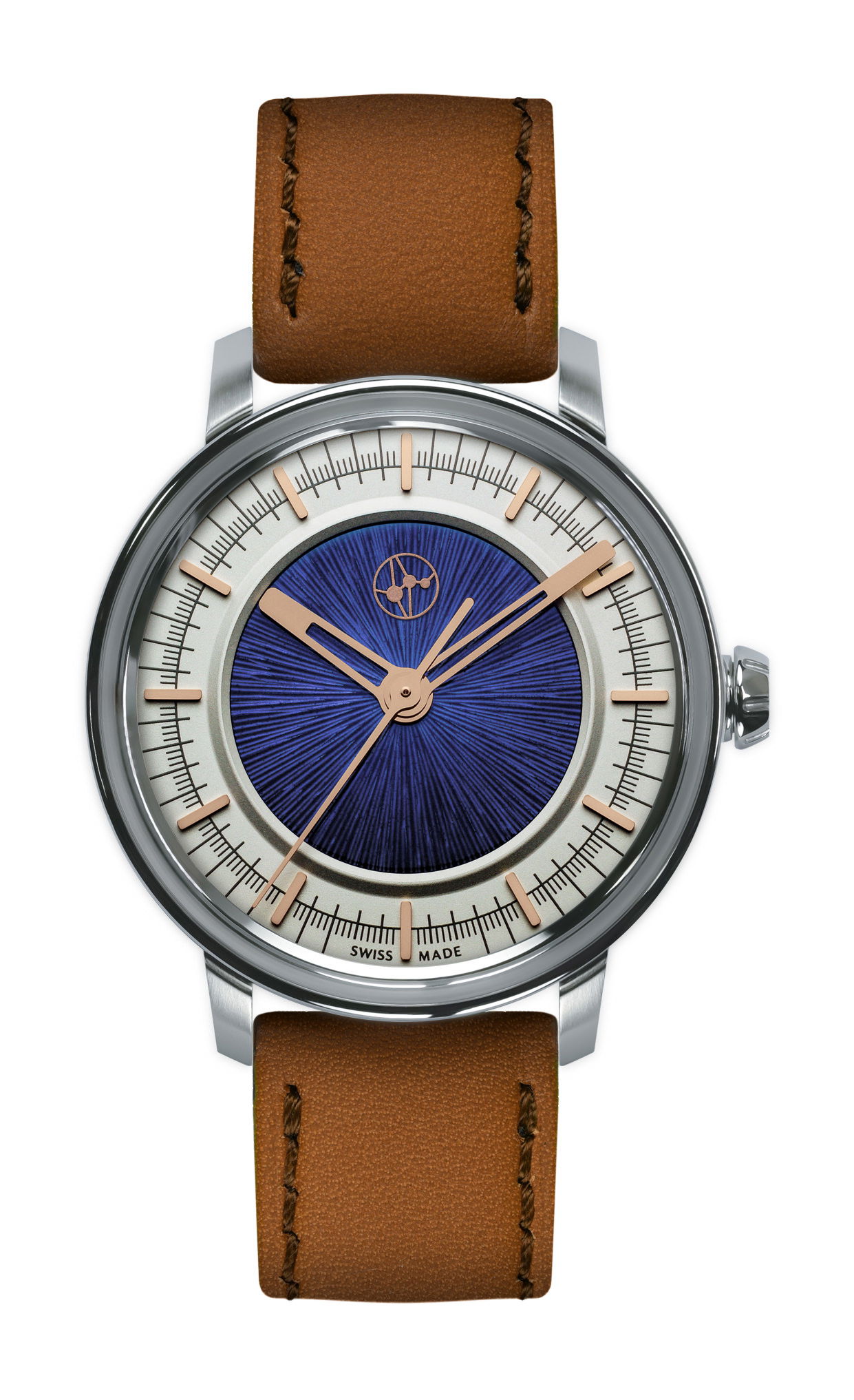 Lundis Bleus Métiers d’Art Ref.1120-MA “Tanzanite Blue – Silver” luxury timepiece - detailed view