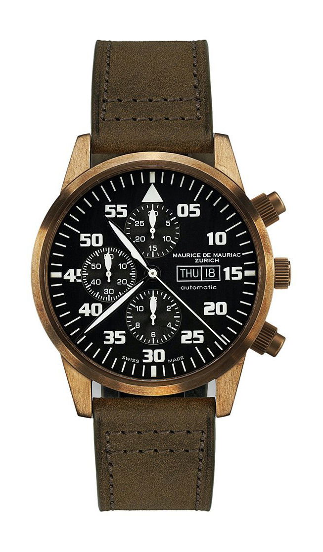 Maurice De Mauriac Chrono Modern Bronze watch