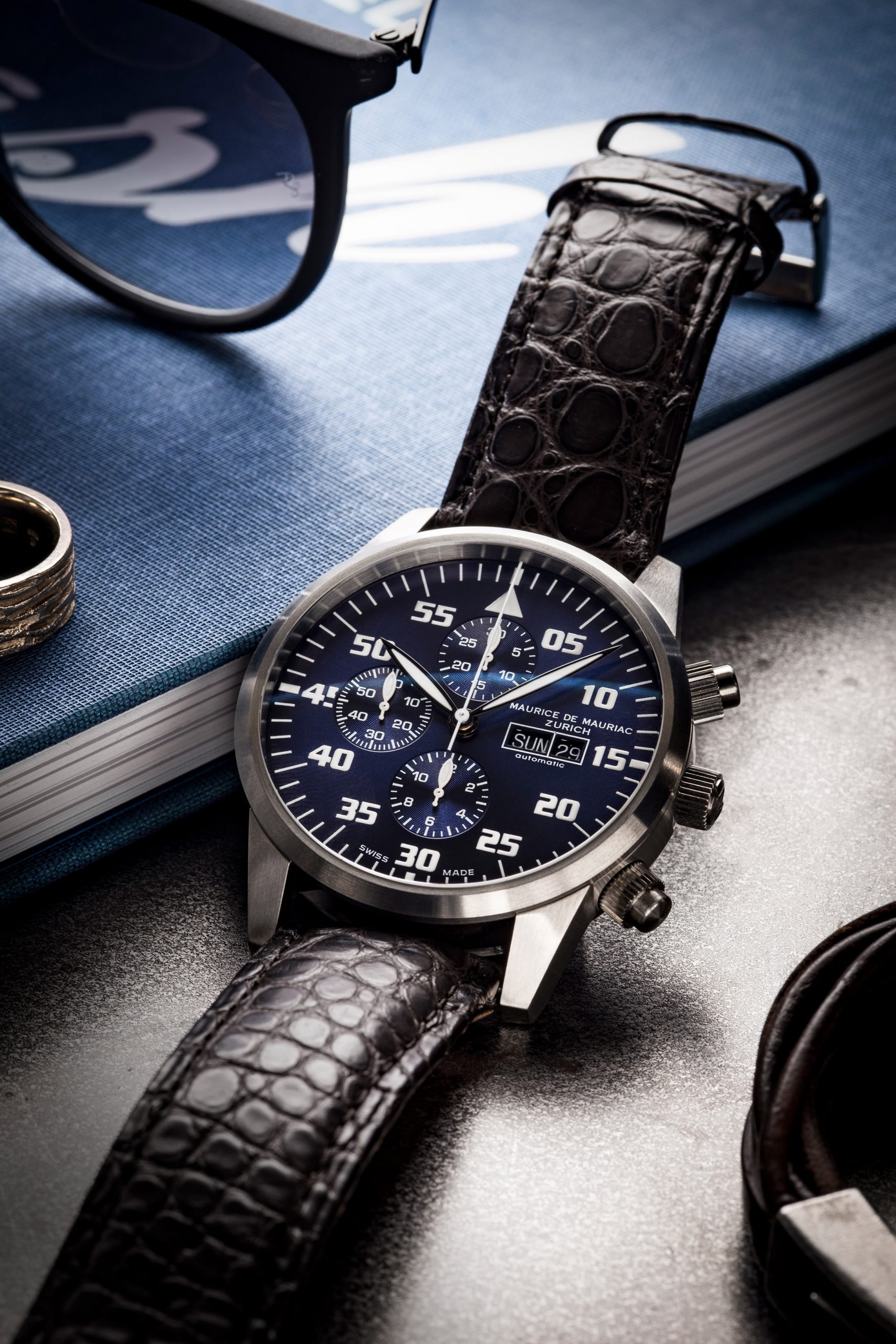 Maurice de Mauriac Chrono Modern “Deep Blue“ - View 3