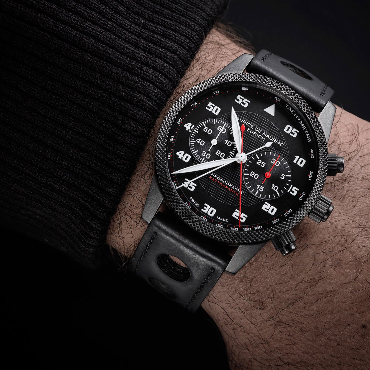 Maurice de Mauriac Chrono Modern “Double Sixty Rattrapante” - View 2