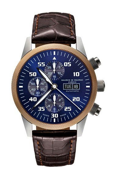 Maurice De Mauriac Chrono Modern King Deep Blue watch