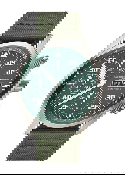 Maurice de Mauriac Chrono Modern “Safari” luxury timepiece - detailed view
