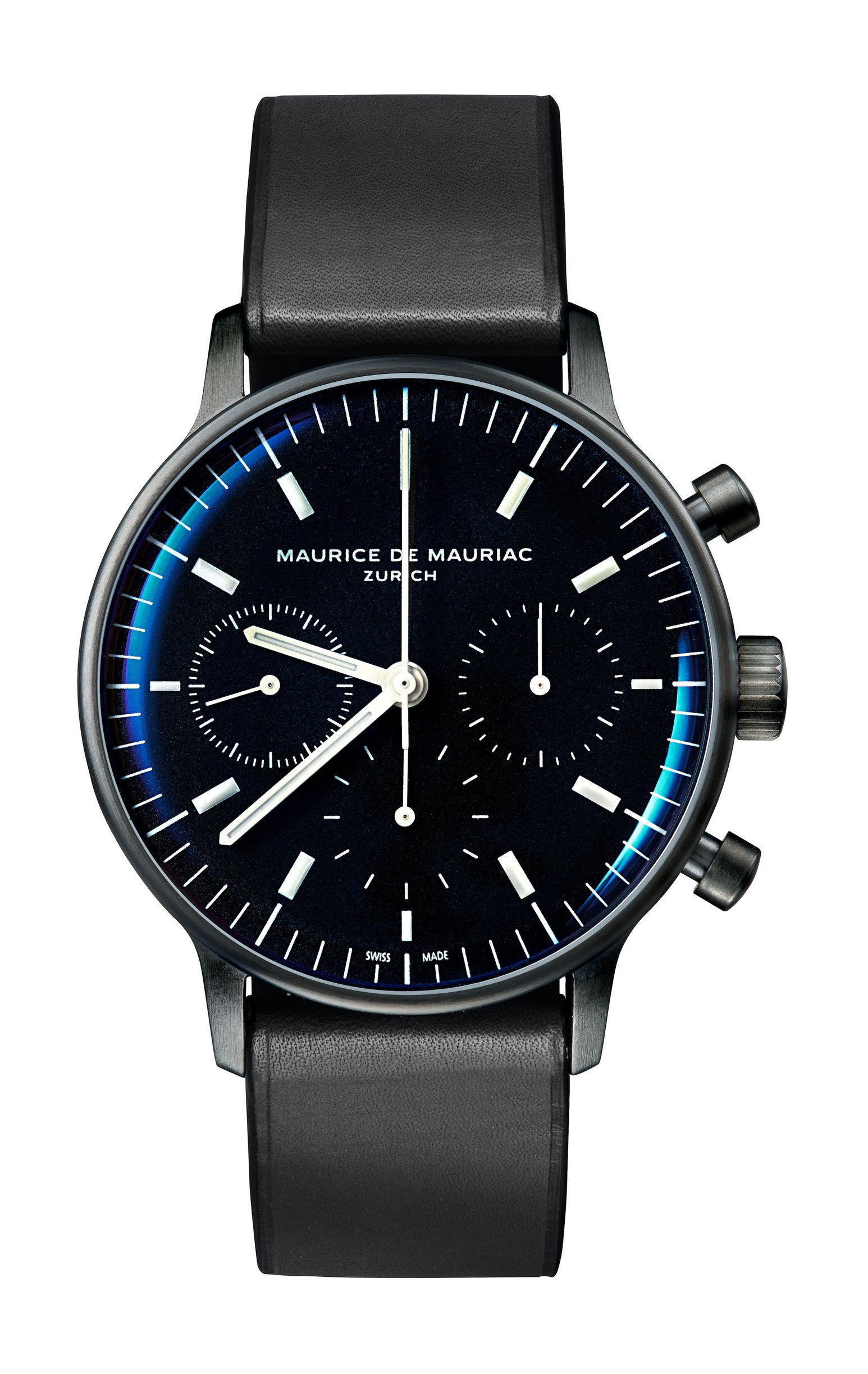 Maurice de Mauriac L3 DLC luxury timepiece - detailed view