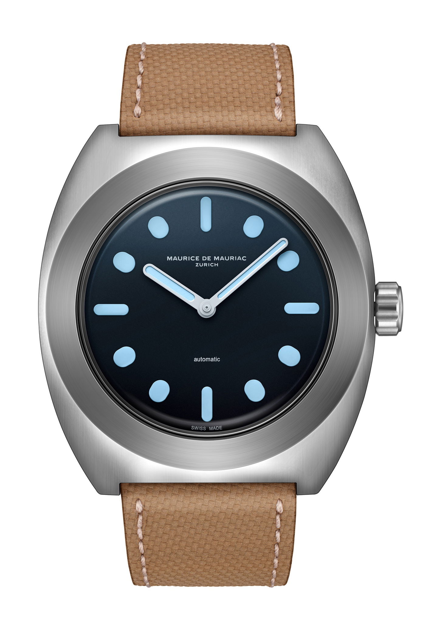 Maurice de Mauriac Pillow Watch Titanium luxury timepiece - detailed view