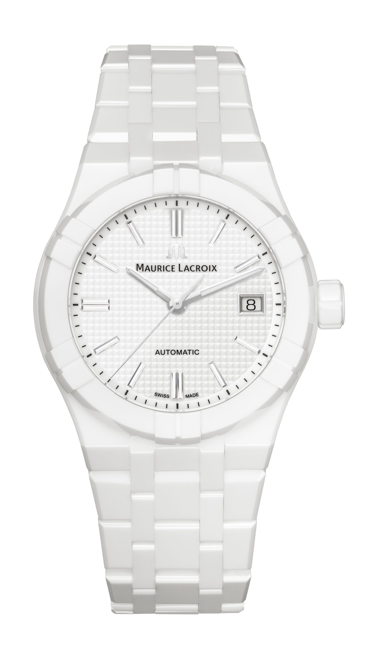 Maurice Lacroix Aikon Automatic Ceramic 39 luxury timepiece - detailed view