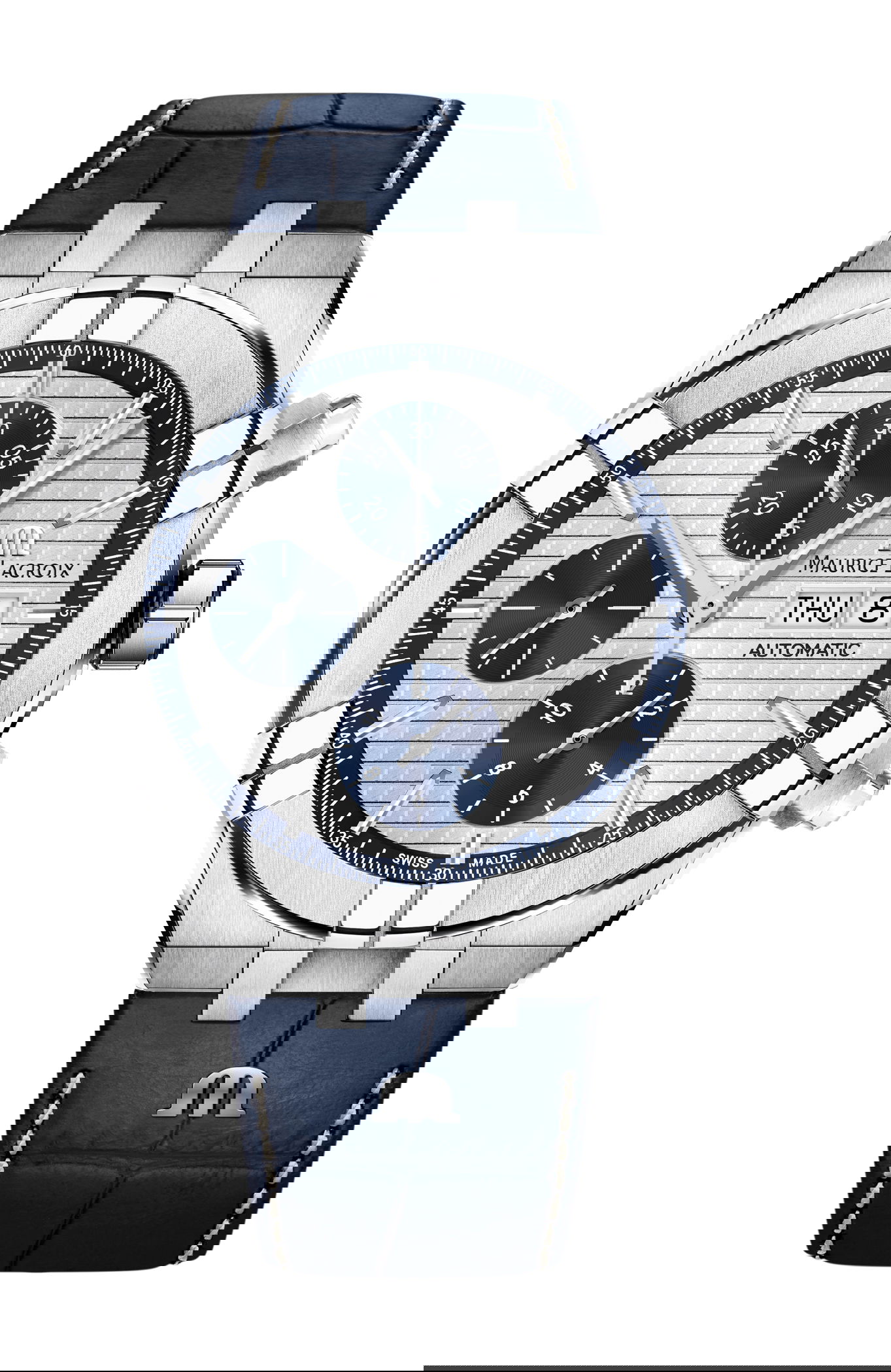 Maurice Lacroix Aikon Automatic Chronograph 44 luxury timepiece - detailed view