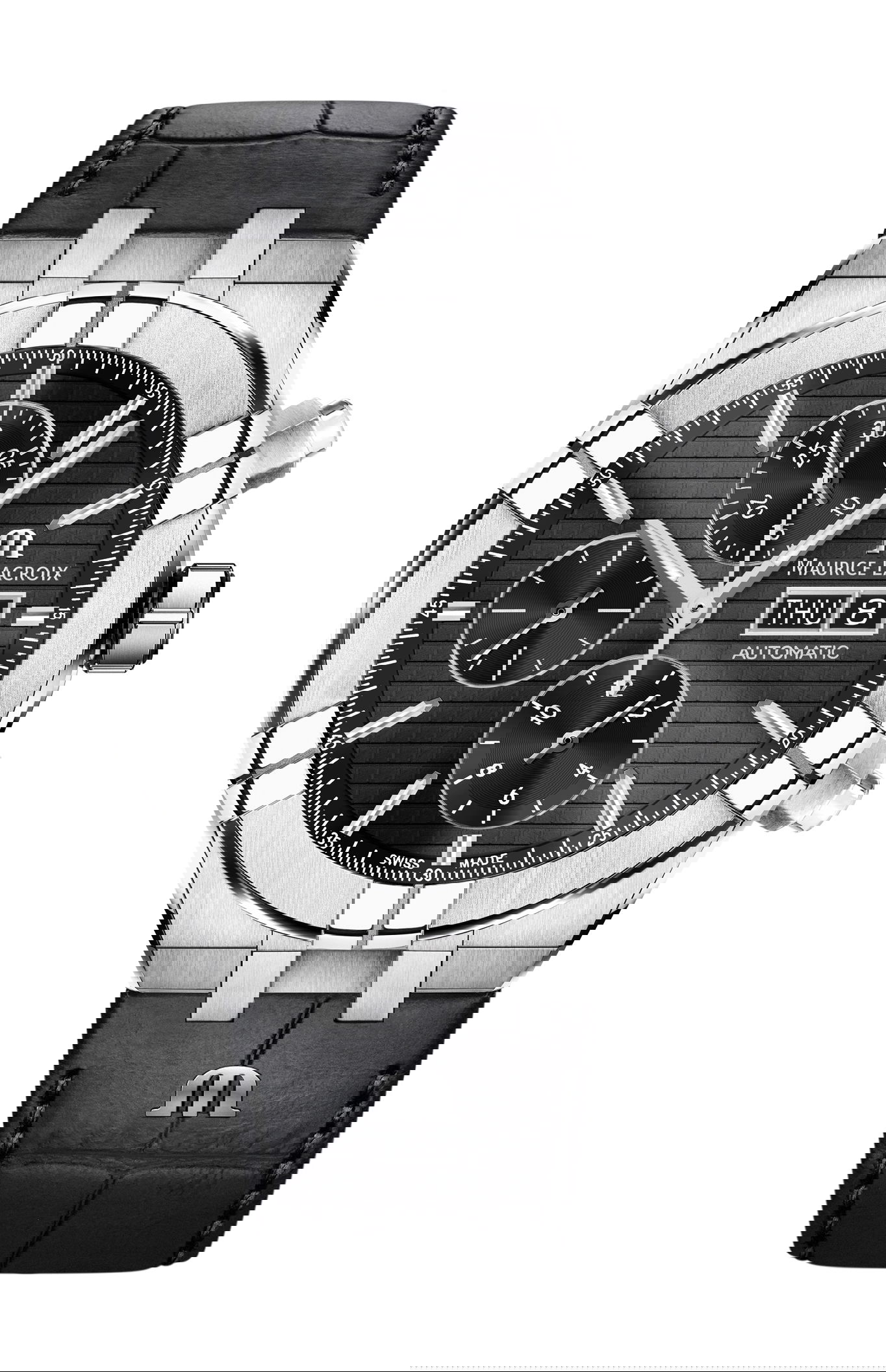 Maurice Lacroix Aikon Automatic Chronograph 44 luxury timepiece - detailed view