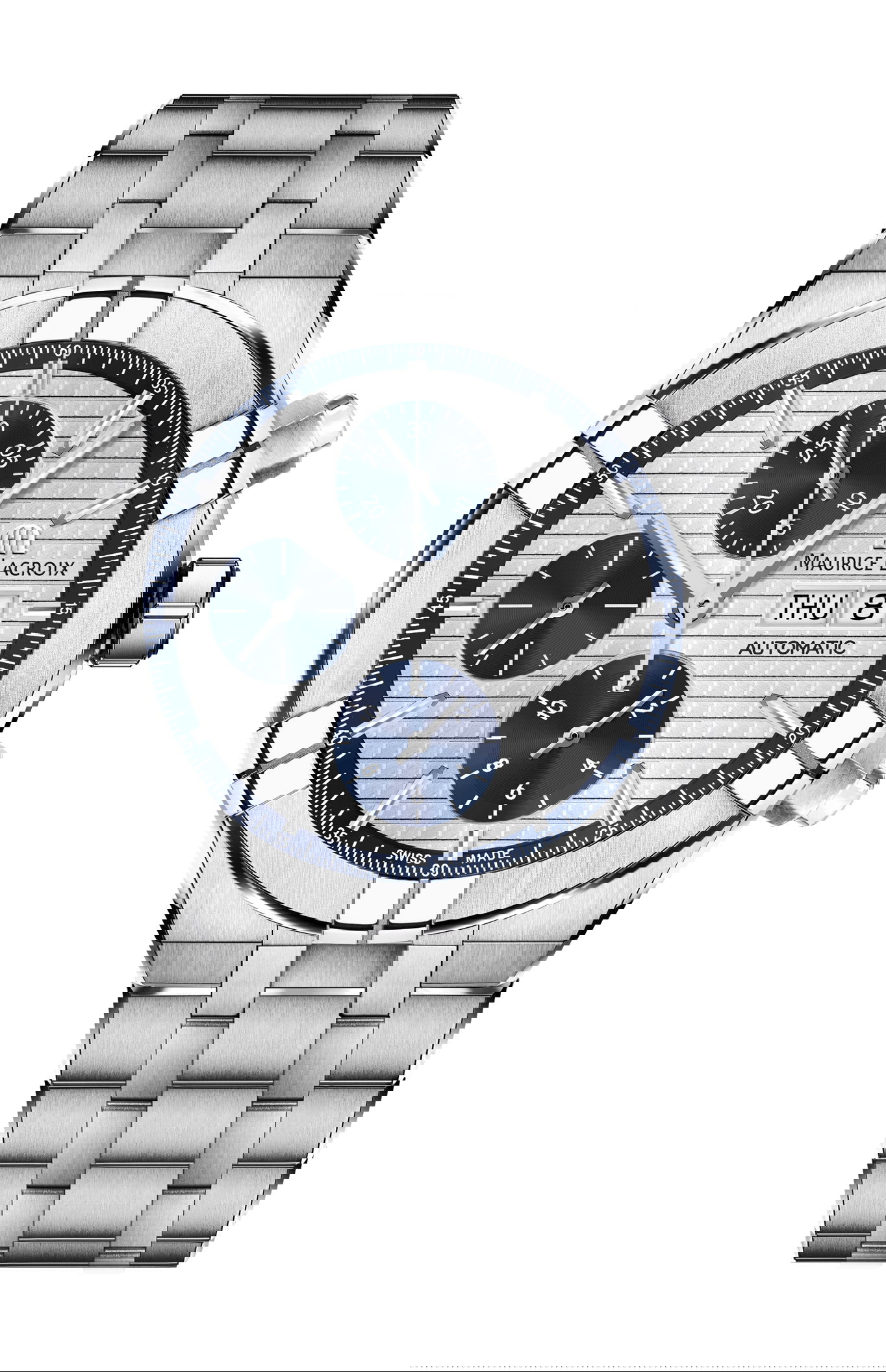 Maurice Lacroix Aikon Automatic Chronograph 44 luxury timepiece - detailed view
