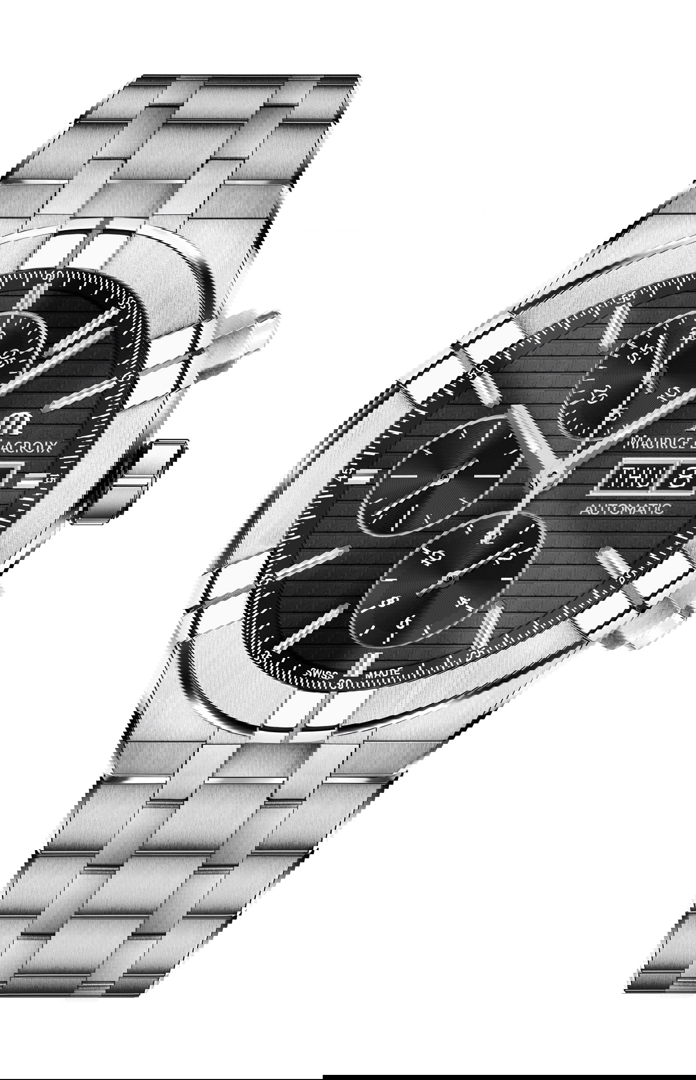 Maurice Lacroix Aikon Automatic Chronograph 44 luxury timepiece - detailed view