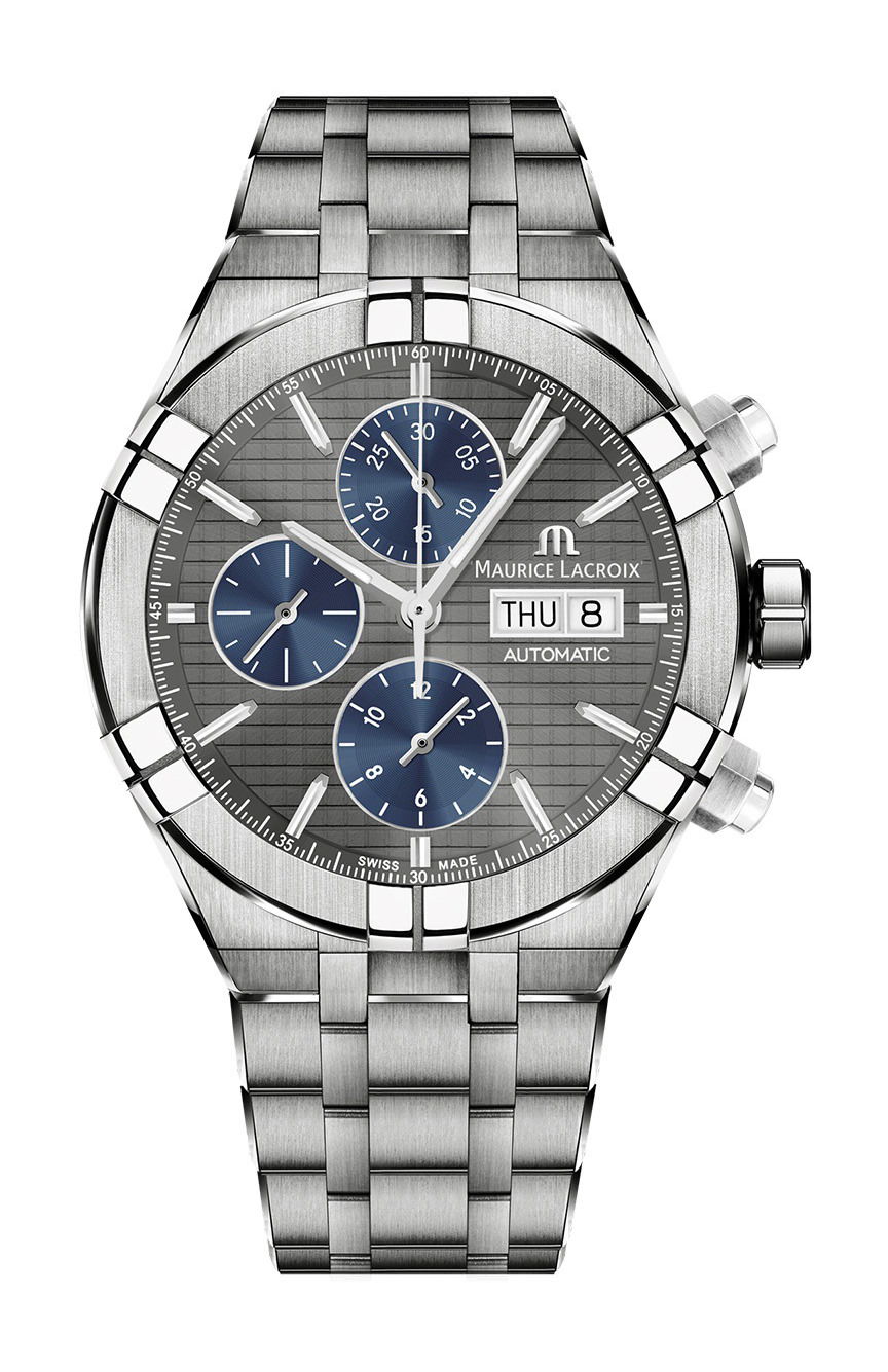 Maurice Lacroix Aikon Automatic Chronograph 44 luxury timepiece - detailed view