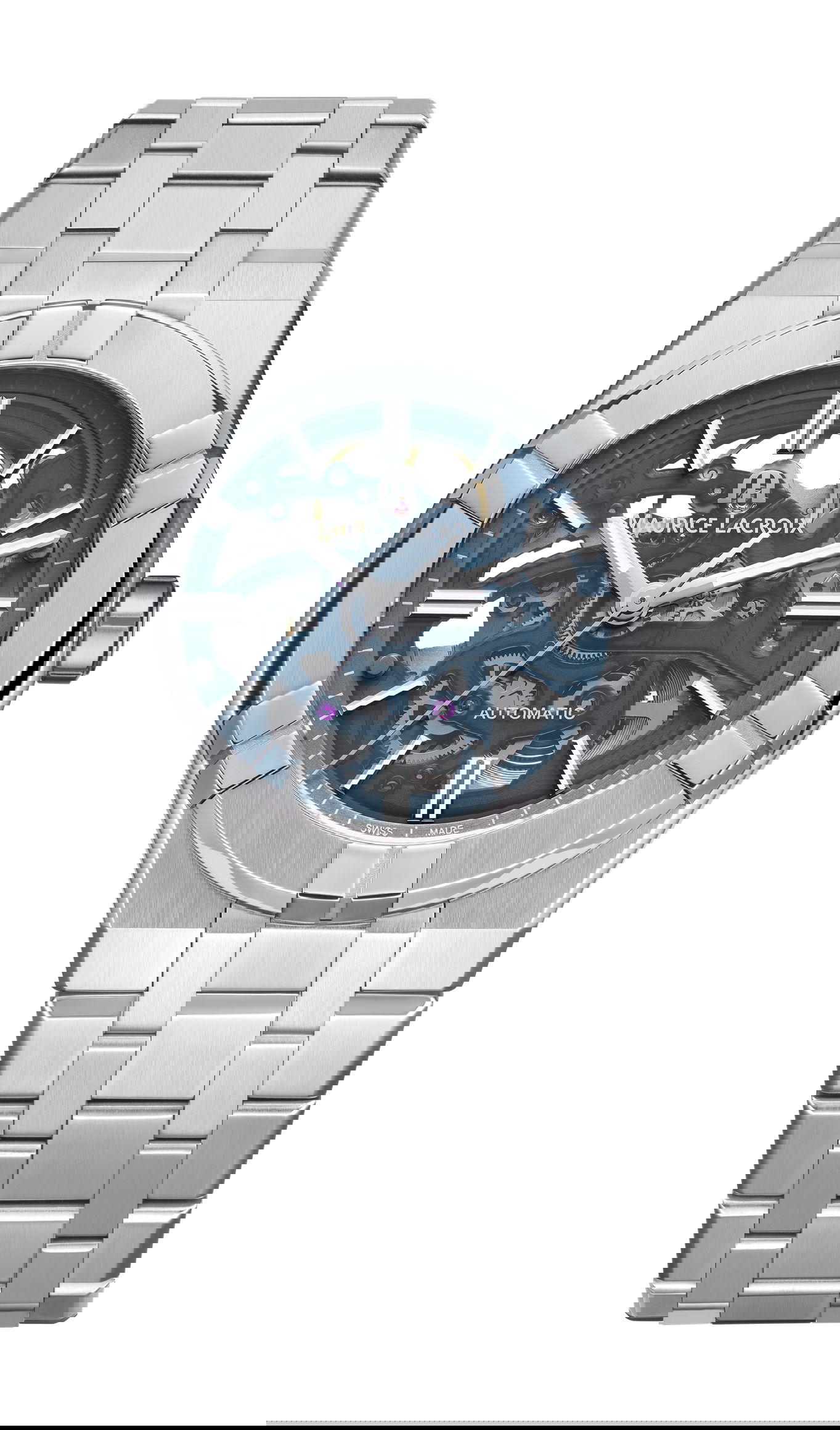 Maurice Lacroix Aikon Automatic Skeleton 39 luxury timepiece - detailed view