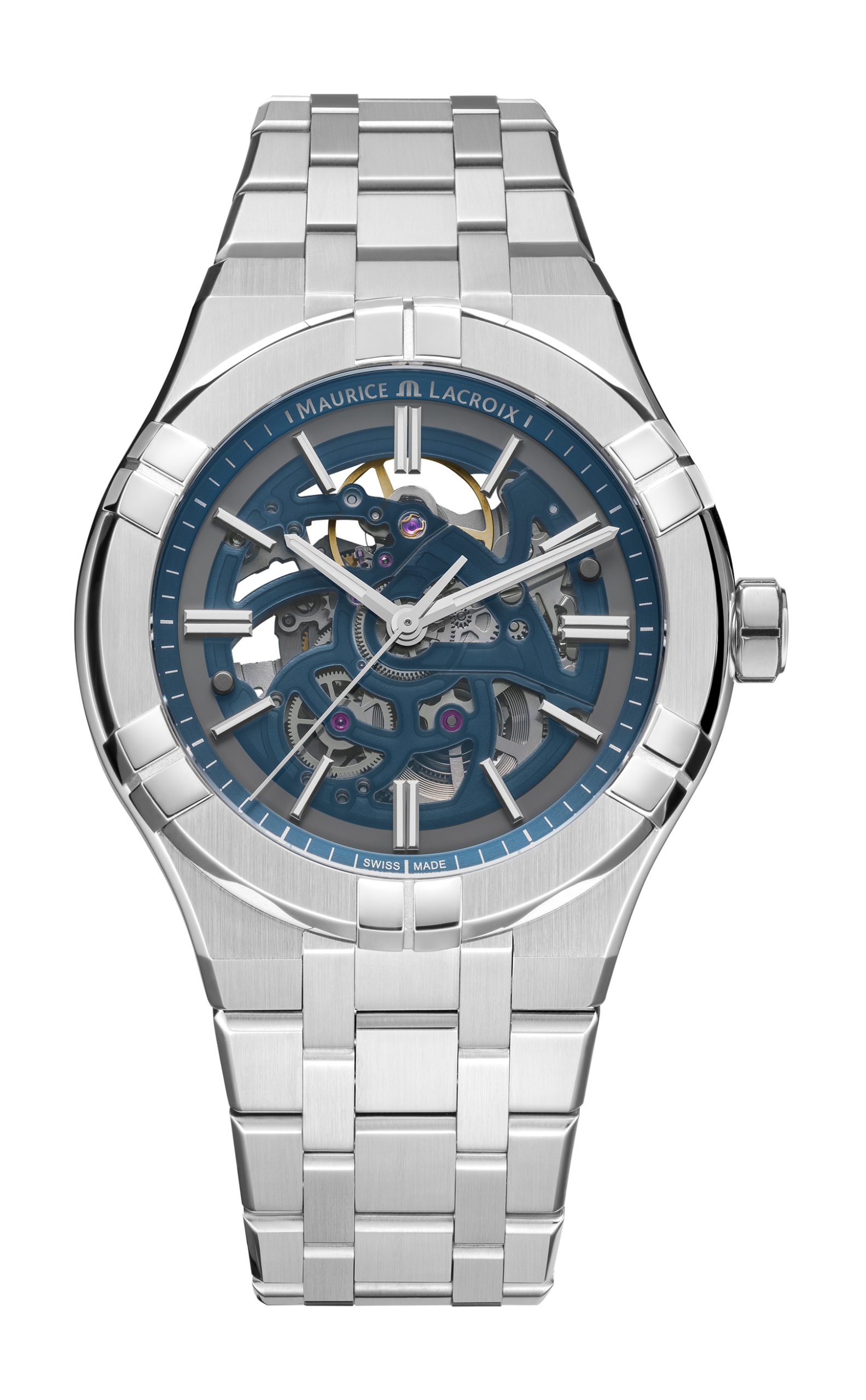 Maurice Lacroix Aikon Automatic Skeleton 42 luxury timepiece - detailed view