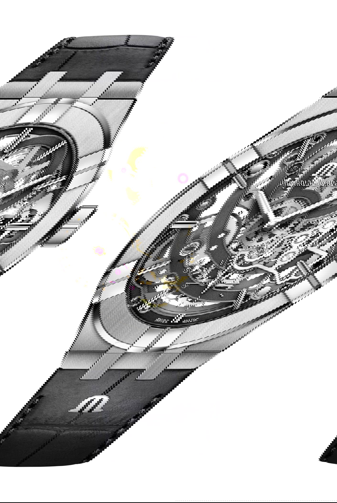 Maurice Lacroix Aikon Automatic Skeleton 45 luxury timepiece - detailed view