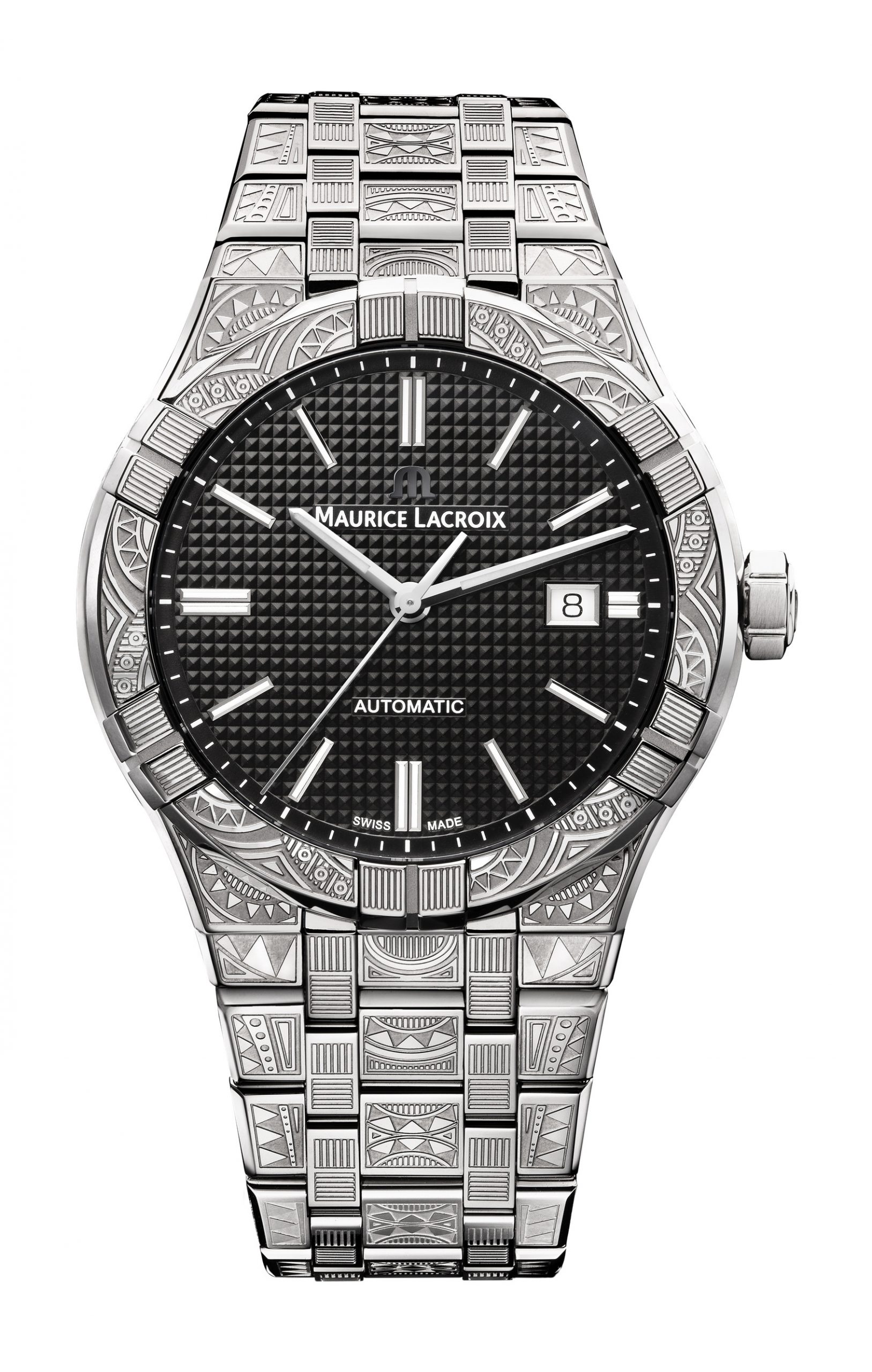 Maurice Lacroix Aikon Automatic Urban Tribe X Simon Nogueira luxury timepiece - detailed view