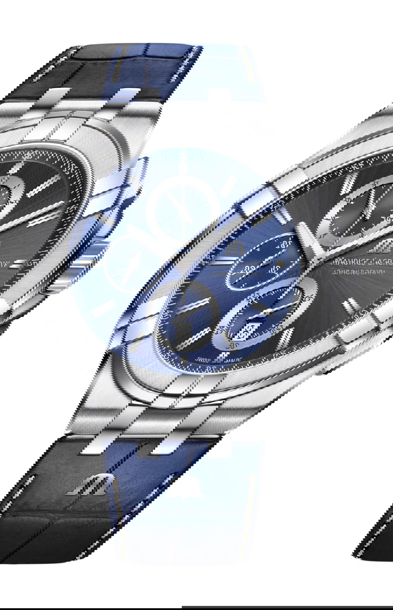 Maurice Lacroix Aikon Chronograph 44 mm luxury timepiece - detailed view