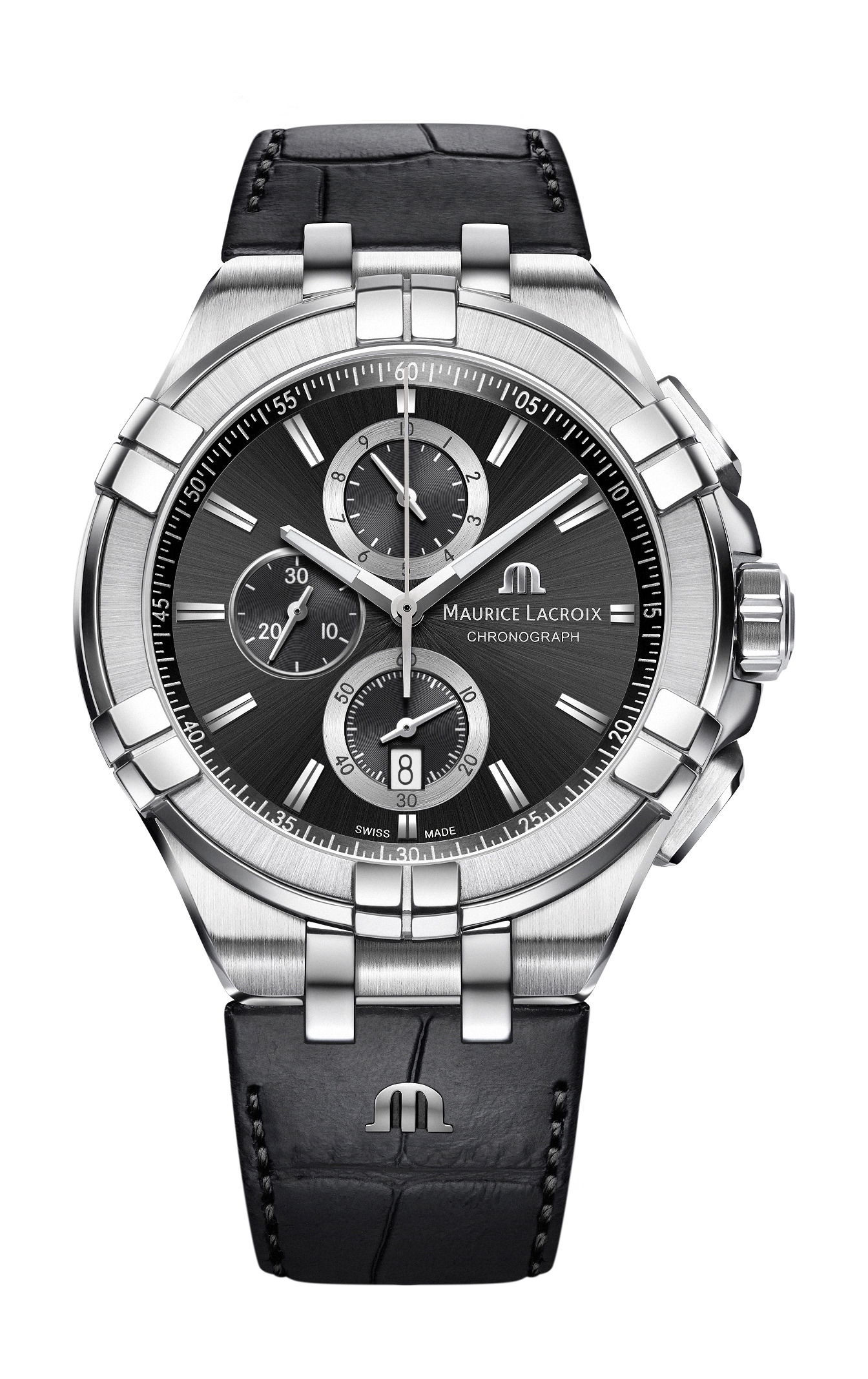 Maurice Lacroix Aikon Chronograph 44 luxury timepiece - detailed view