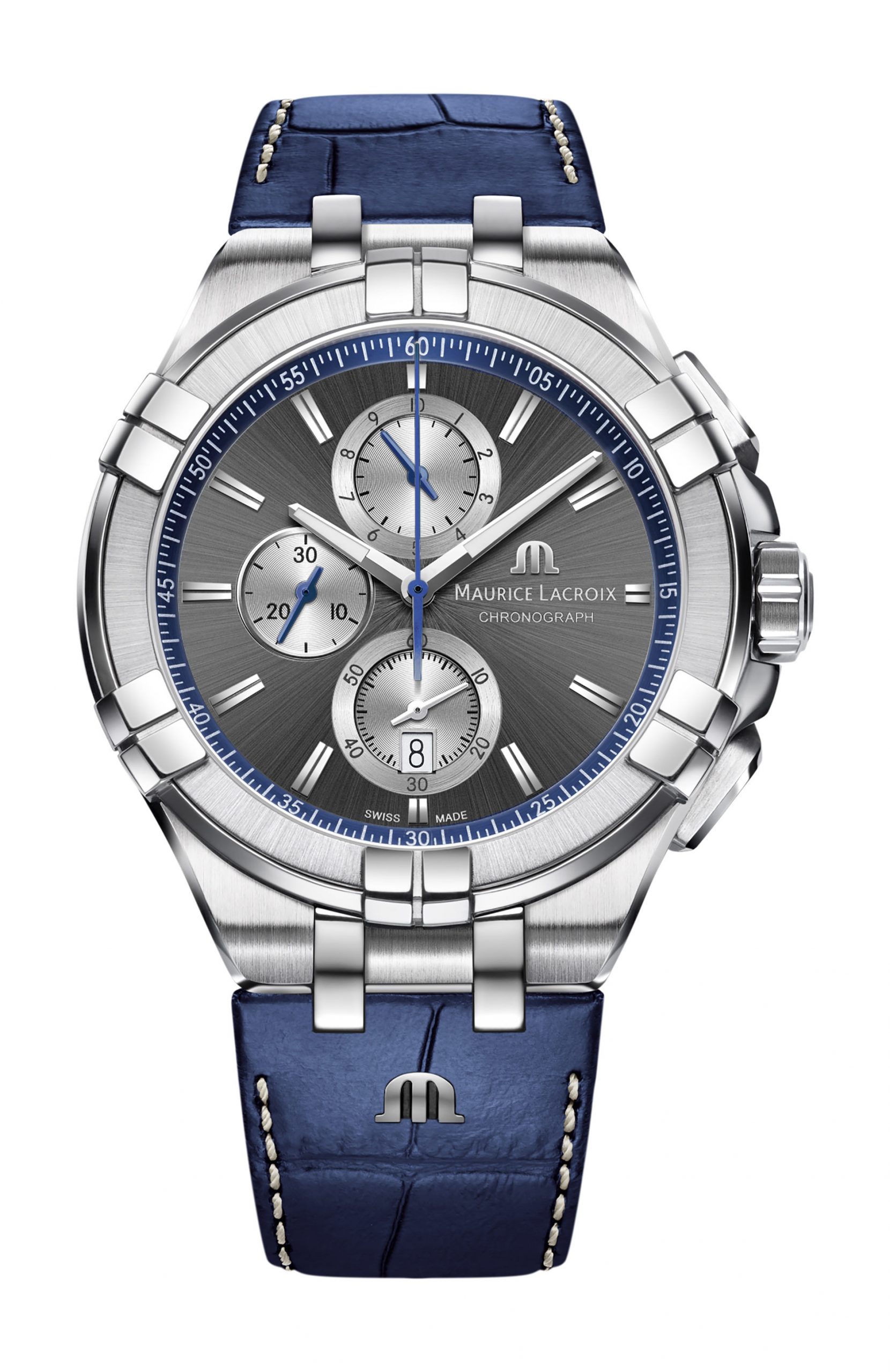 Maurice Lacroix Aikon Chronograph 44 luxury timepiece - detailed view