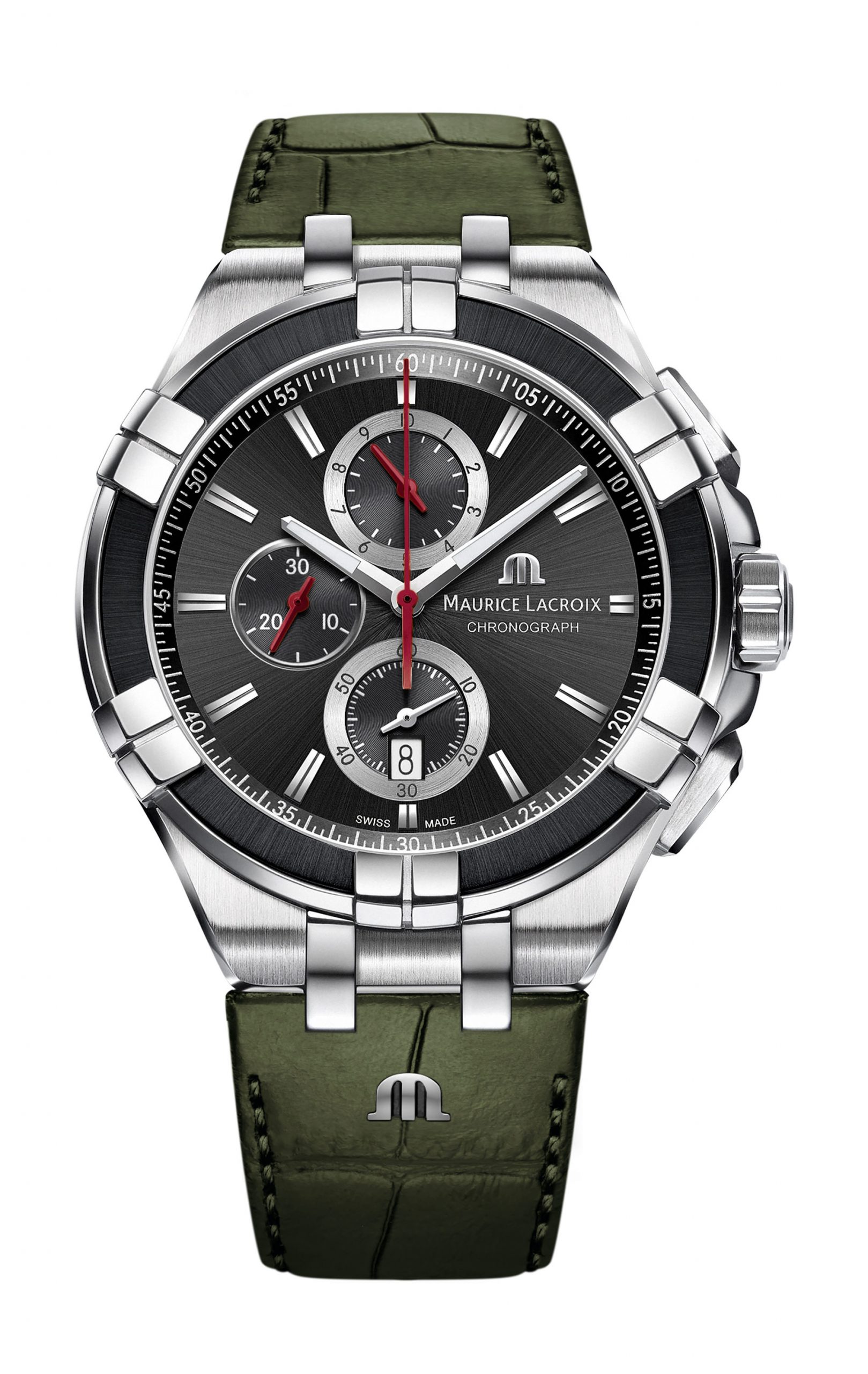 Maurice Lacroix Aikon Chronograph 44 luxury timepiece - detailed view