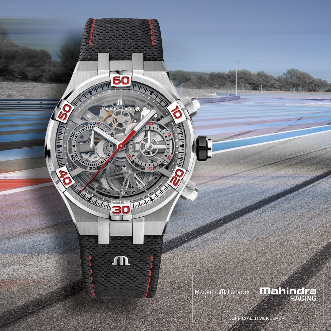 Maurice Lacroix Aikon Chronograph Skeleton Automatic 44 Special Edition Mahindra Racing - View 3