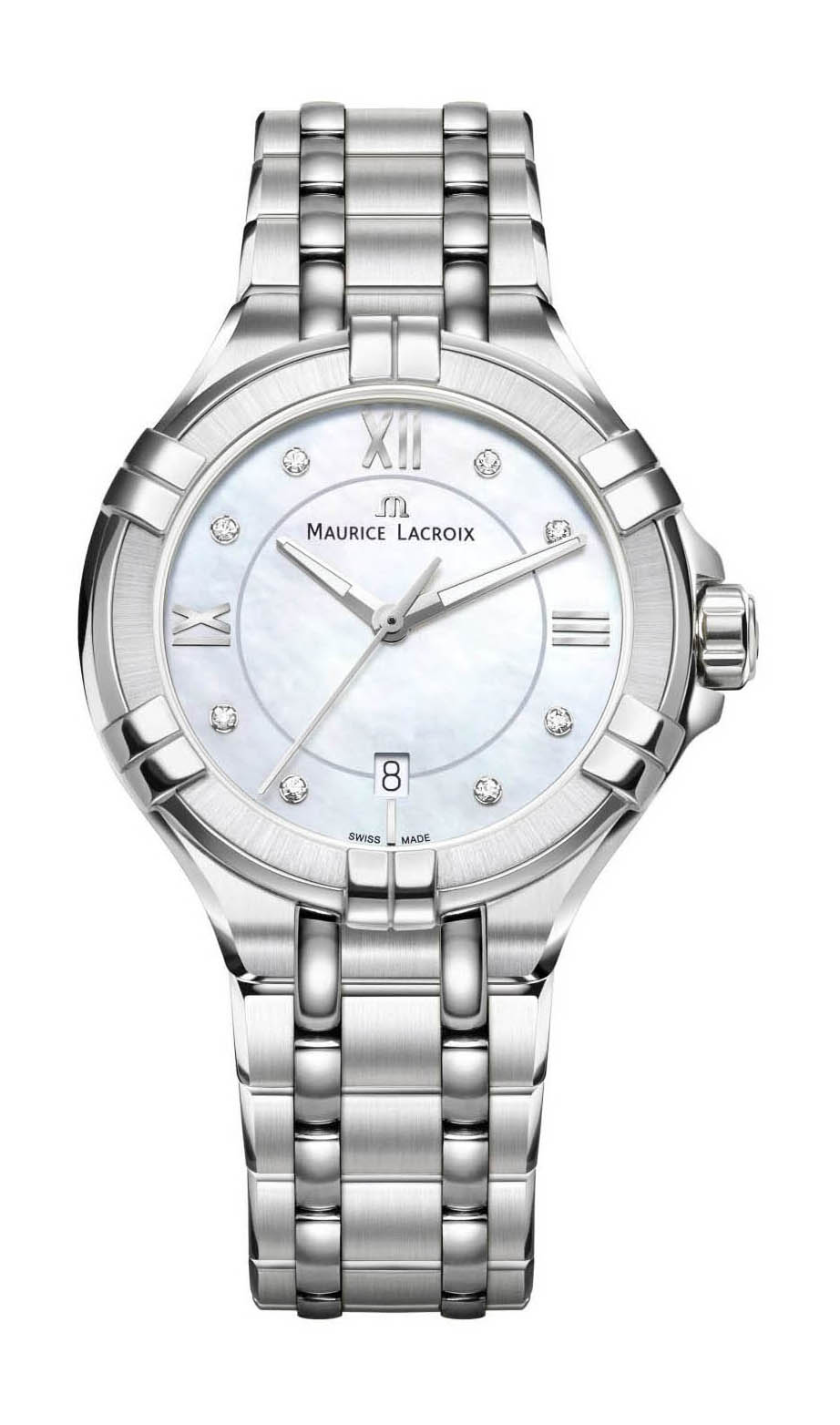 Maurice Lacroix Aikon Date 30 mm luxury timepiece - detailed view