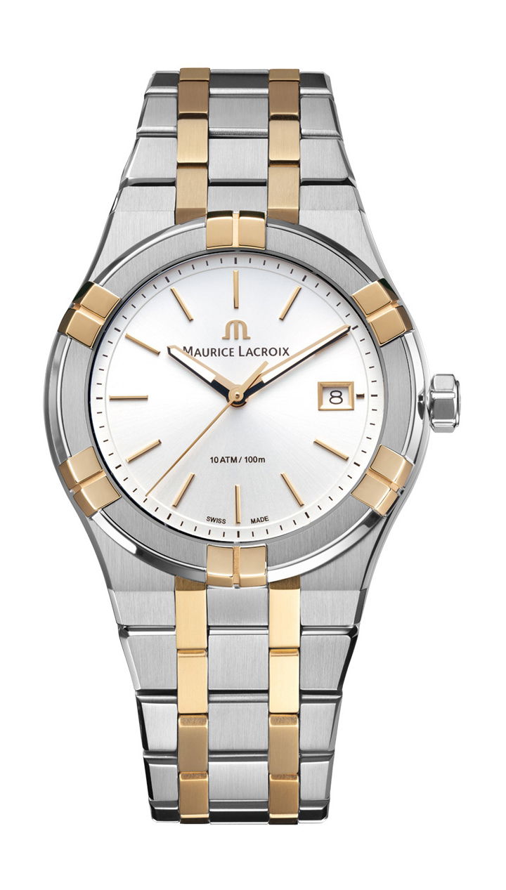 Maurice Lacroix Aikon Quartz Date 40 luxury timepiece - detailed view