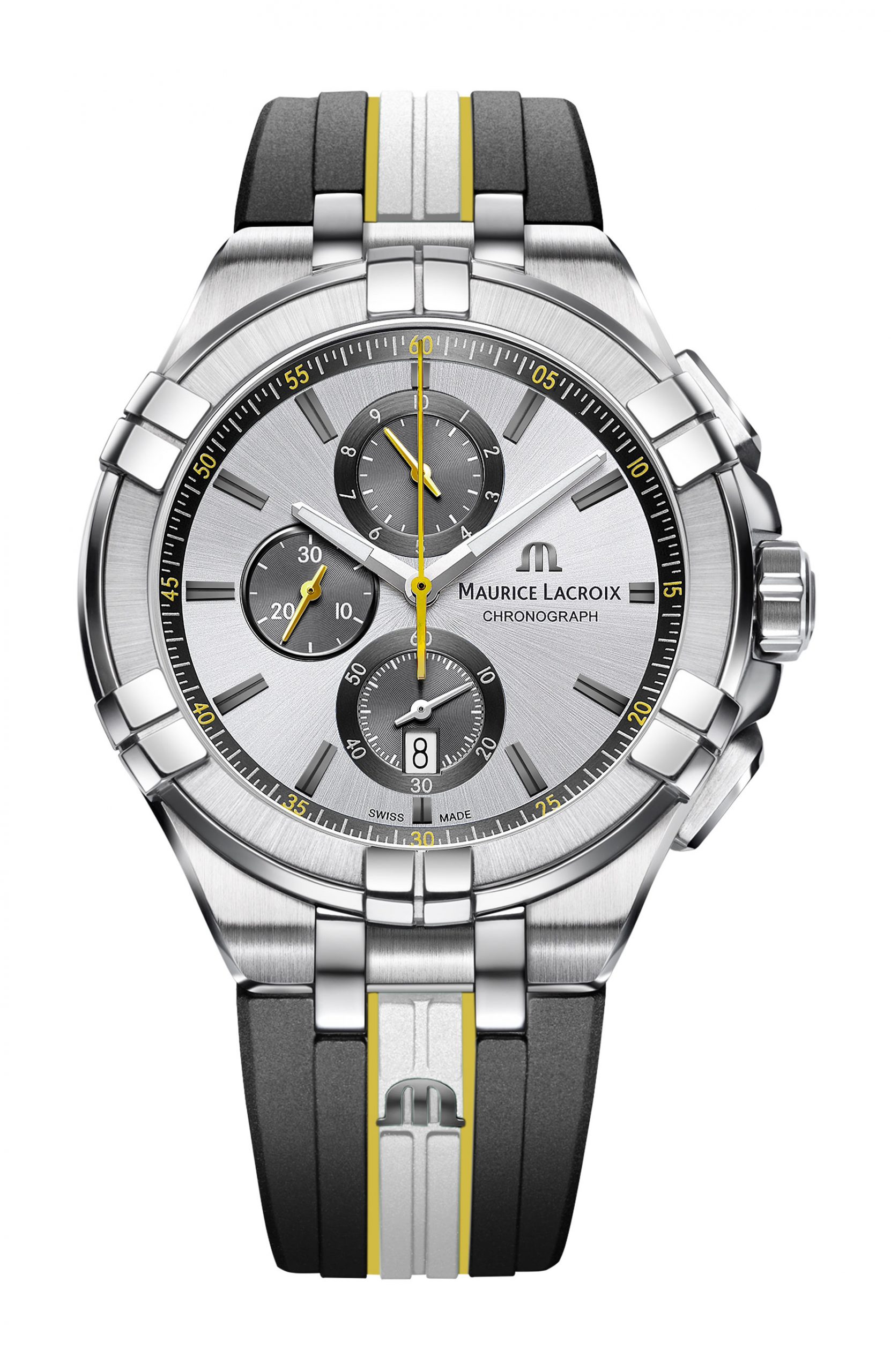Maurice Lacroix Aikon Quartz Chronograph 44 Special Edition KOTC Titanium luxury timepiece - detailed view